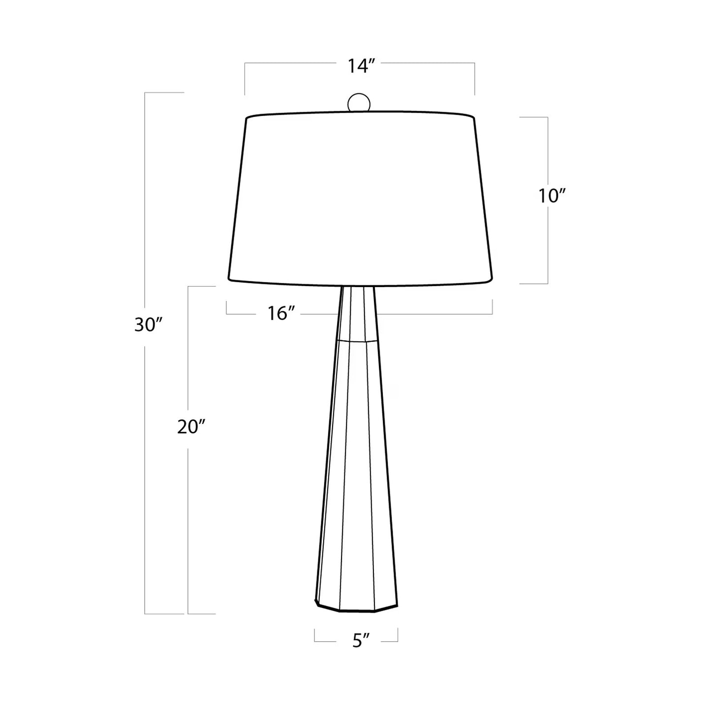 Carli Crystal Table Lamp.