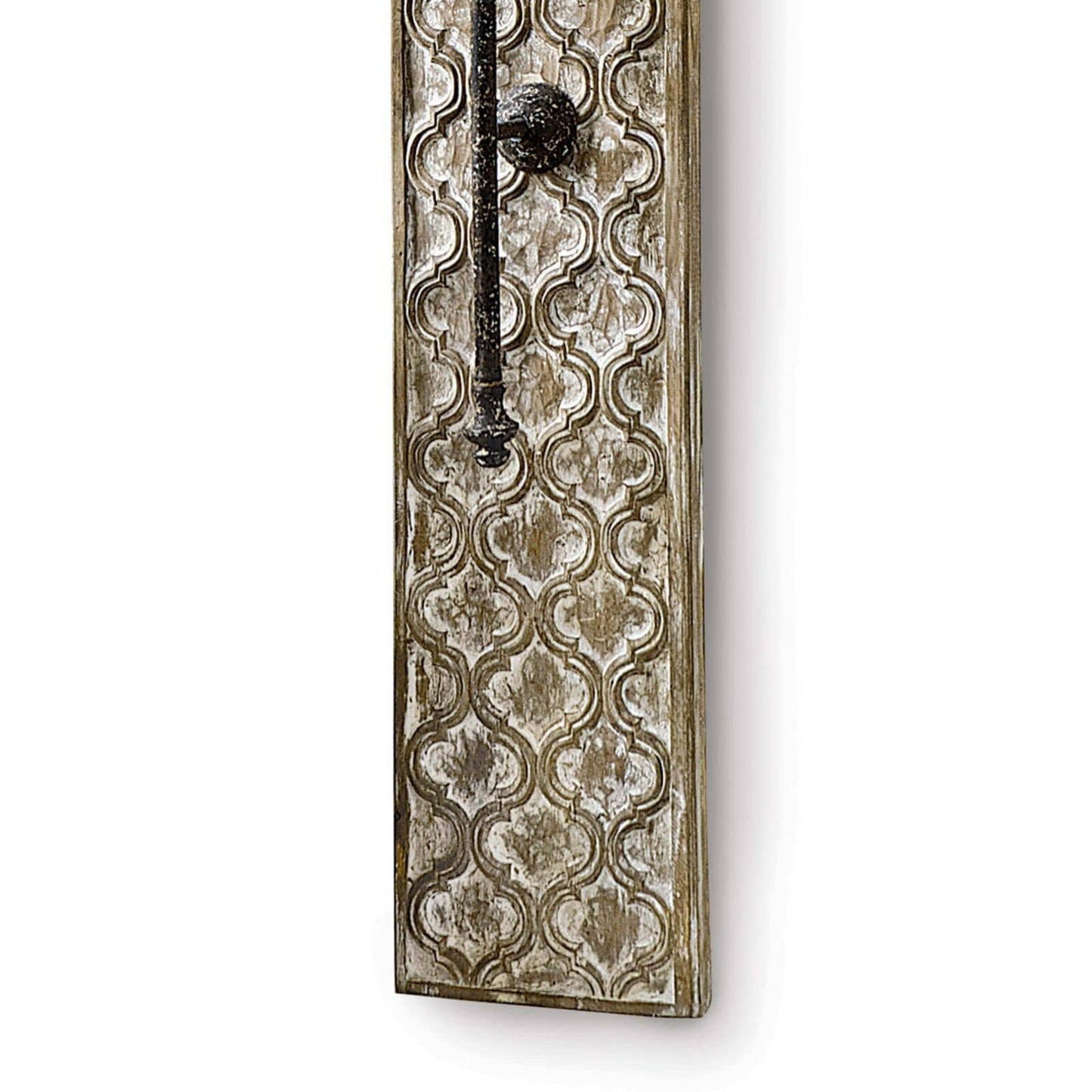 Carved Panel Sconce.