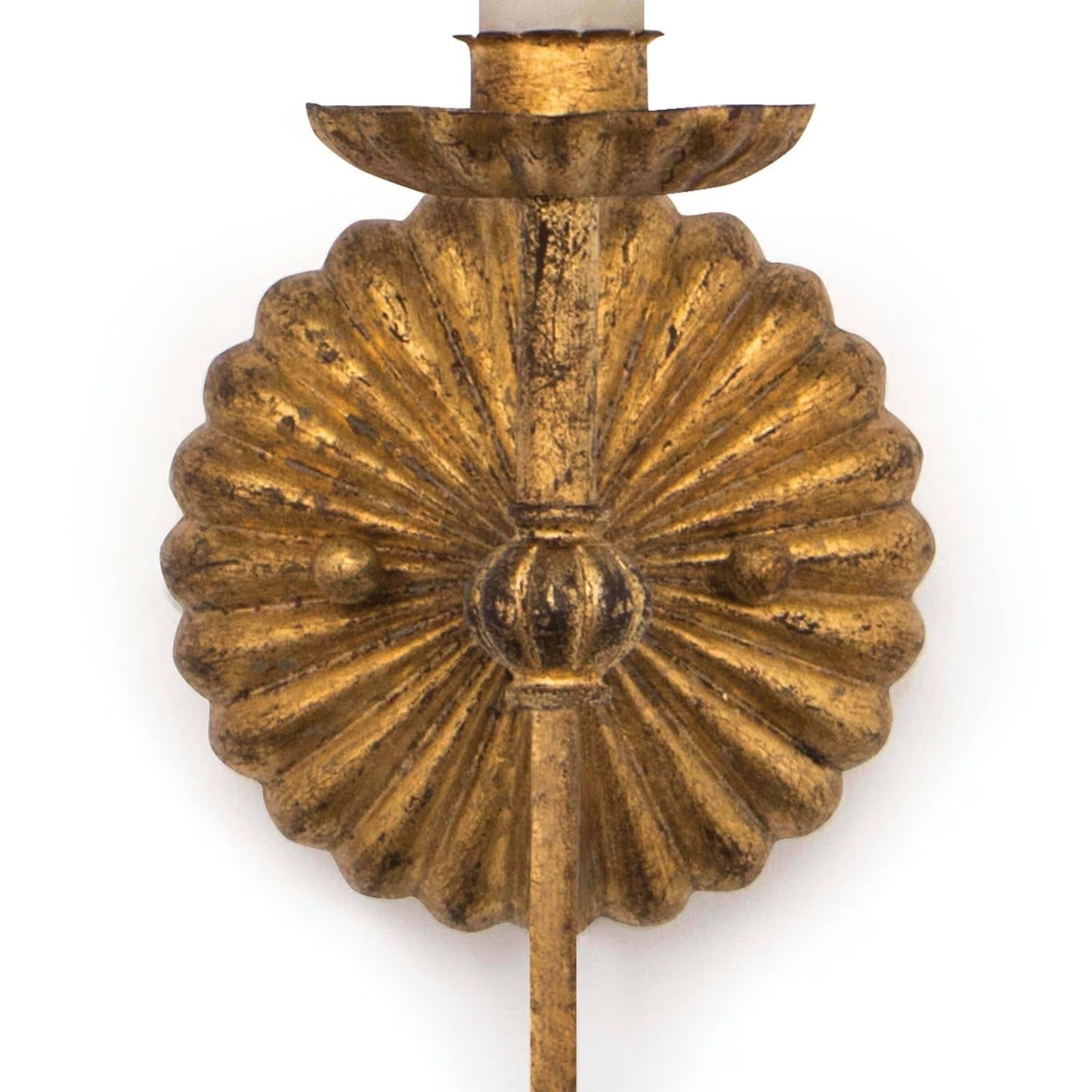 Clove Sconce Single (Antique Gold Leaf).