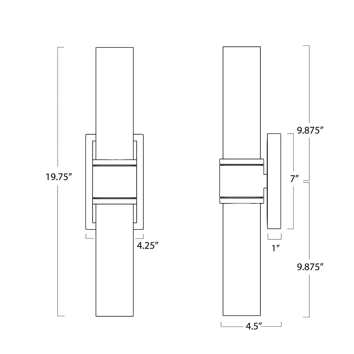 Emmett Sconce (Natural Brass).