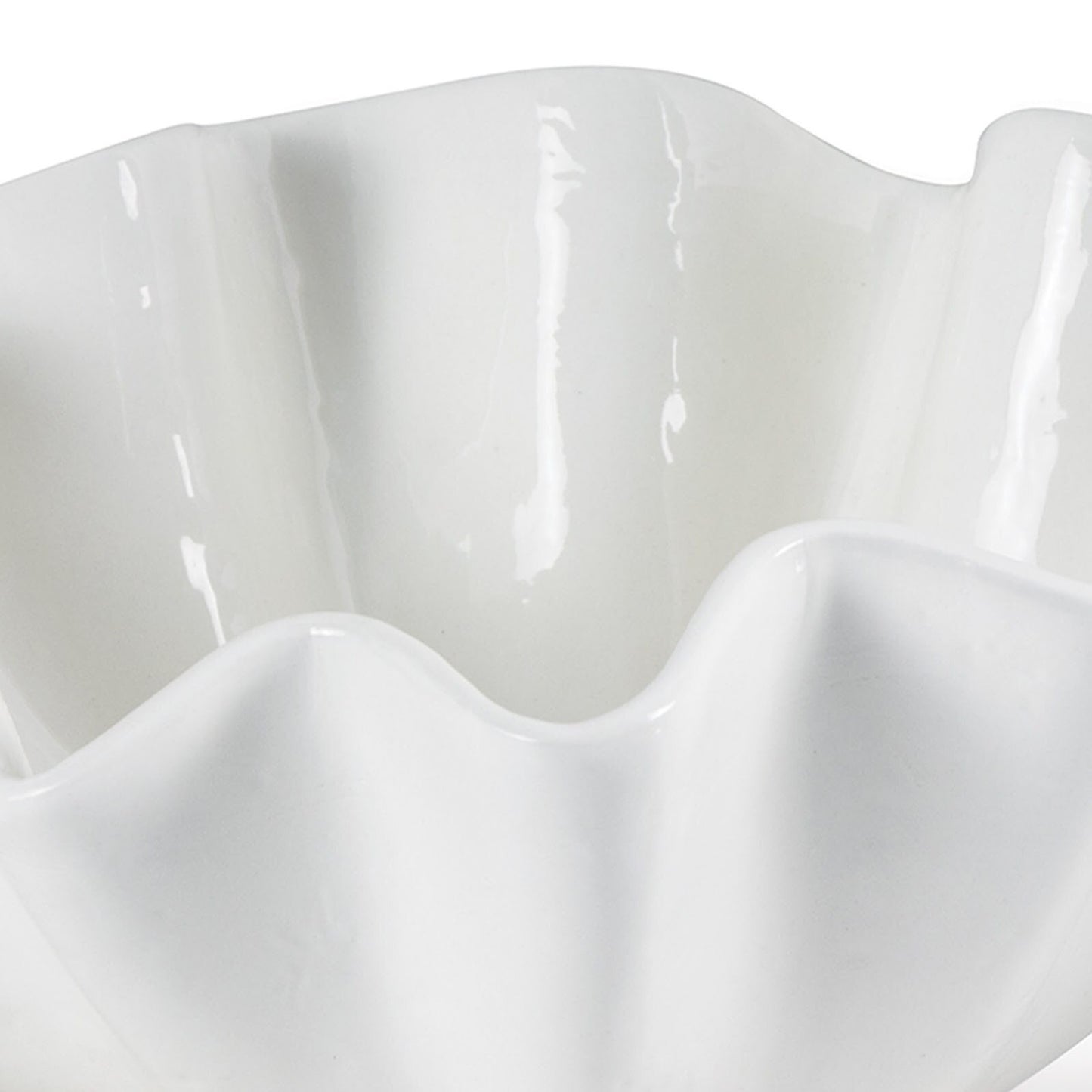 Ruffle Ceramic Bowl Large.