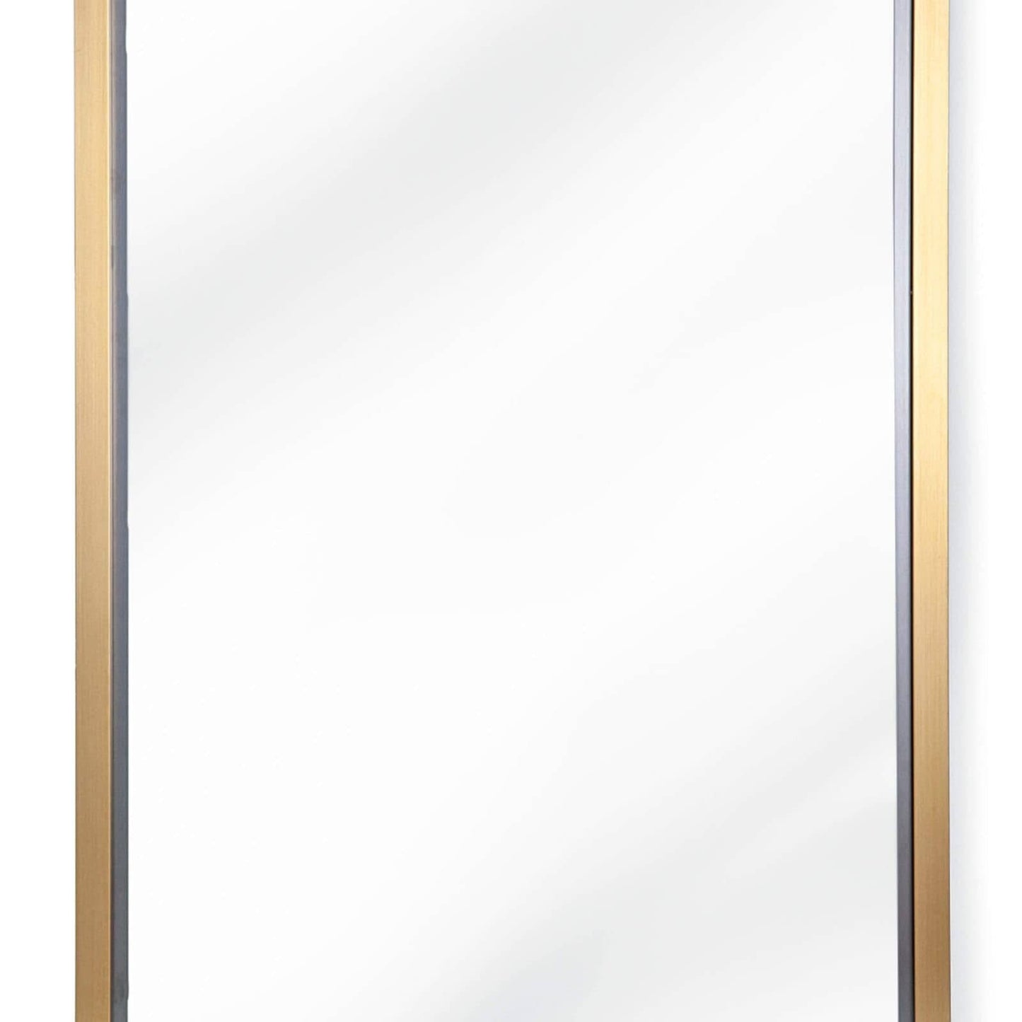 Rectangle Mirror (Natural Brass).
