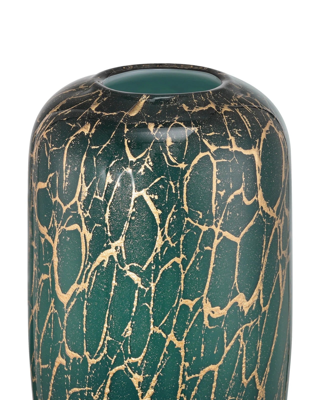 Vitry Green & Gold Vase.