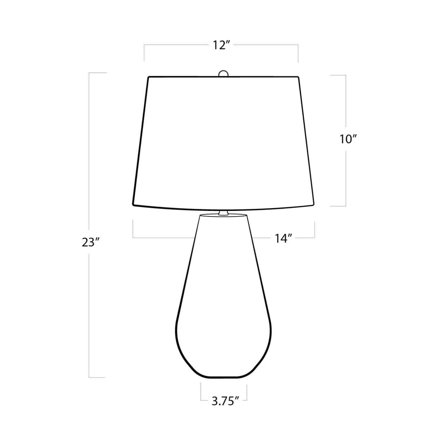 Cassia Chevron Table Lamp (Natural).