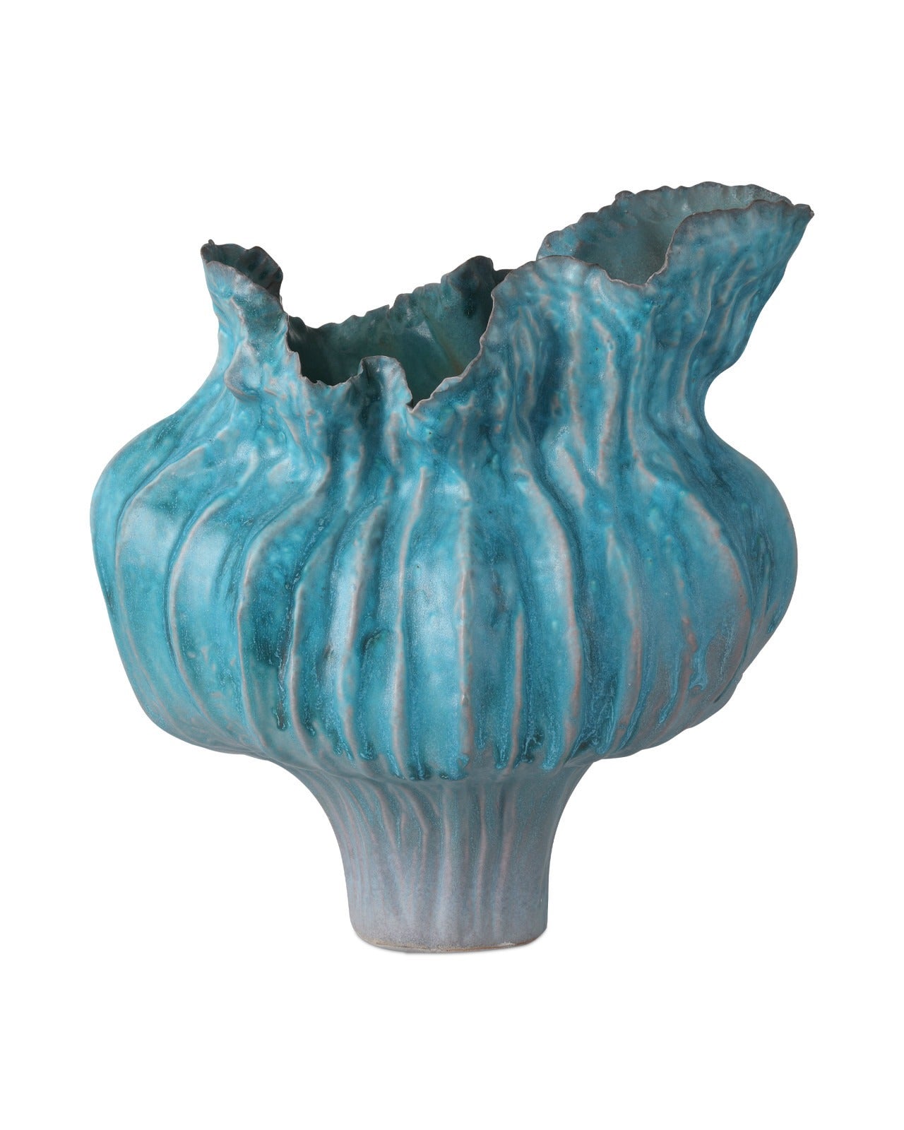Flying Silk Blue Vase.