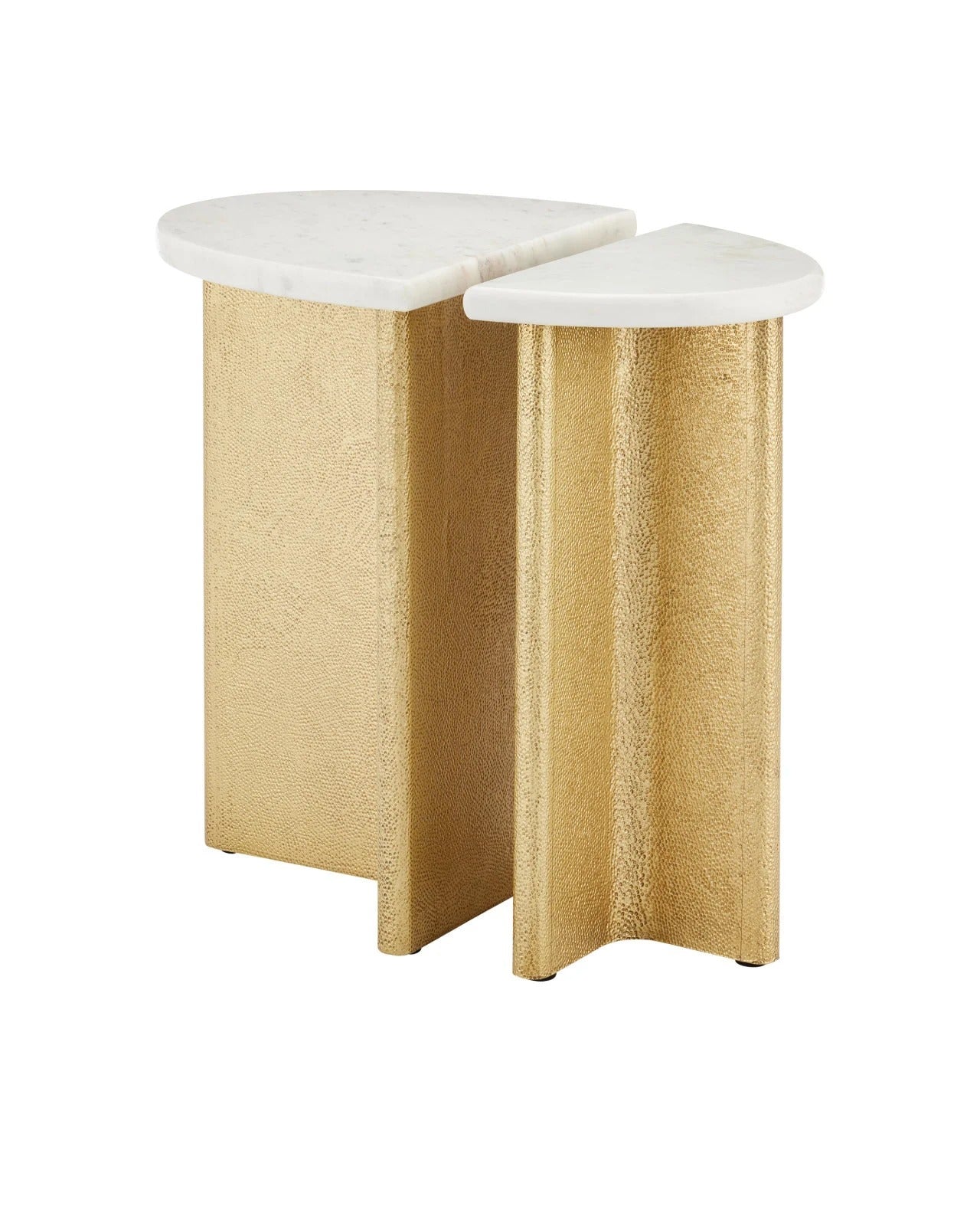 Doublet Marble Accent Table Set of 2.