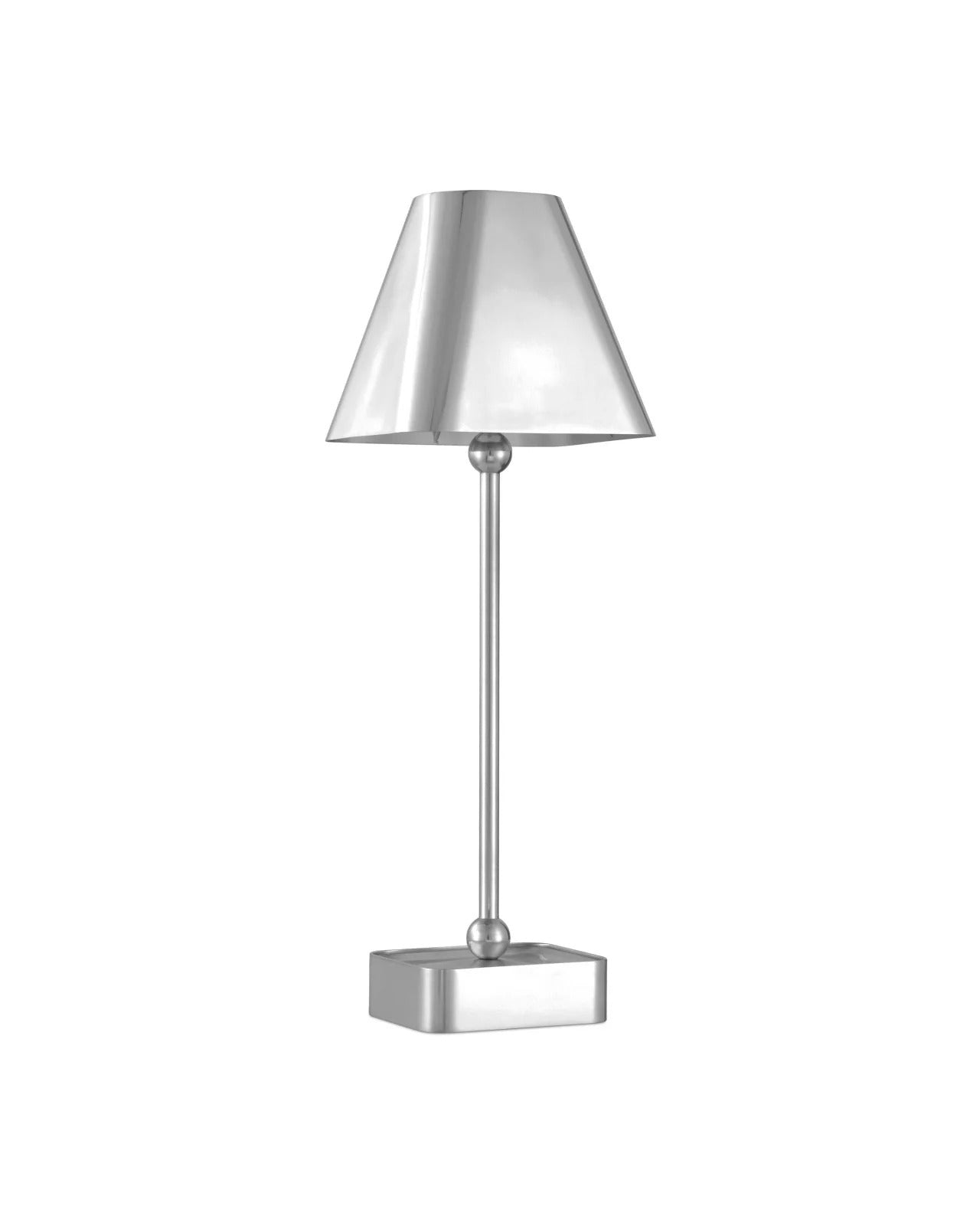 Gadabout Nickel Cordless Table Lamp.