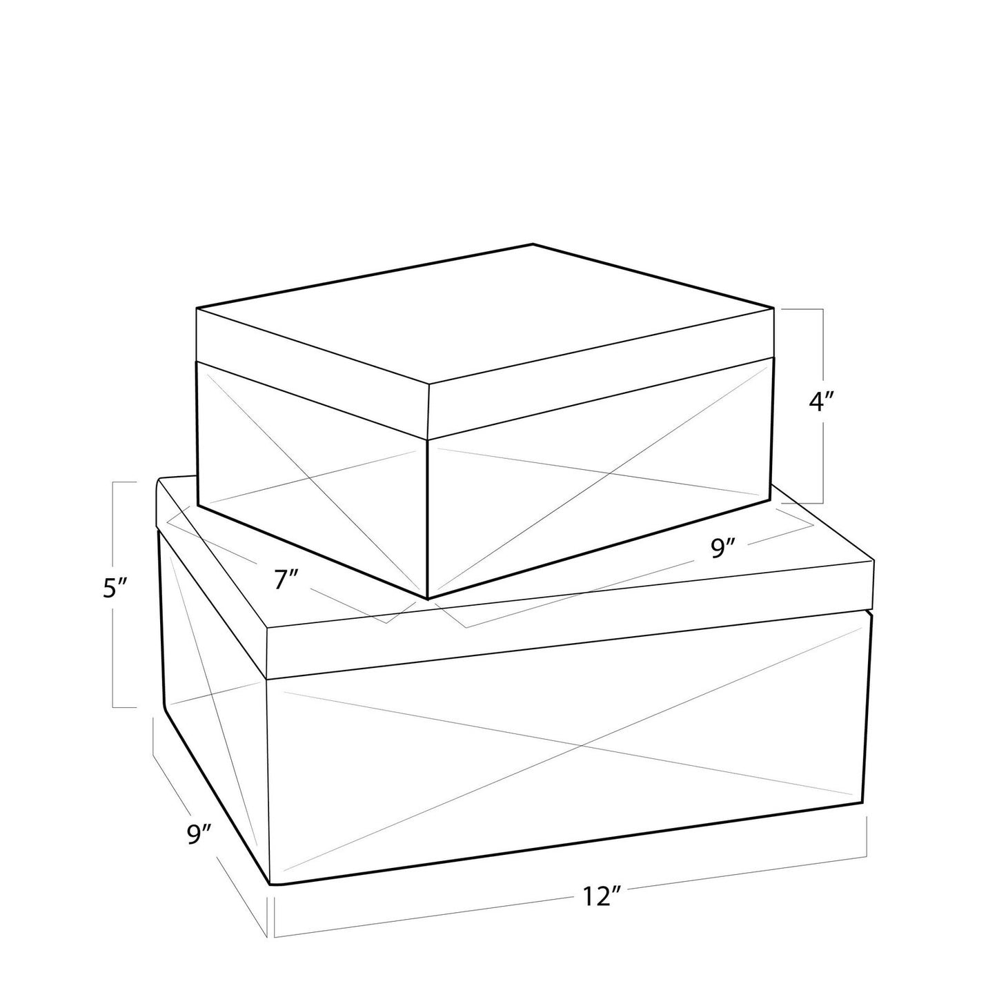 Andres Hair on Hide Box Set (Grey).