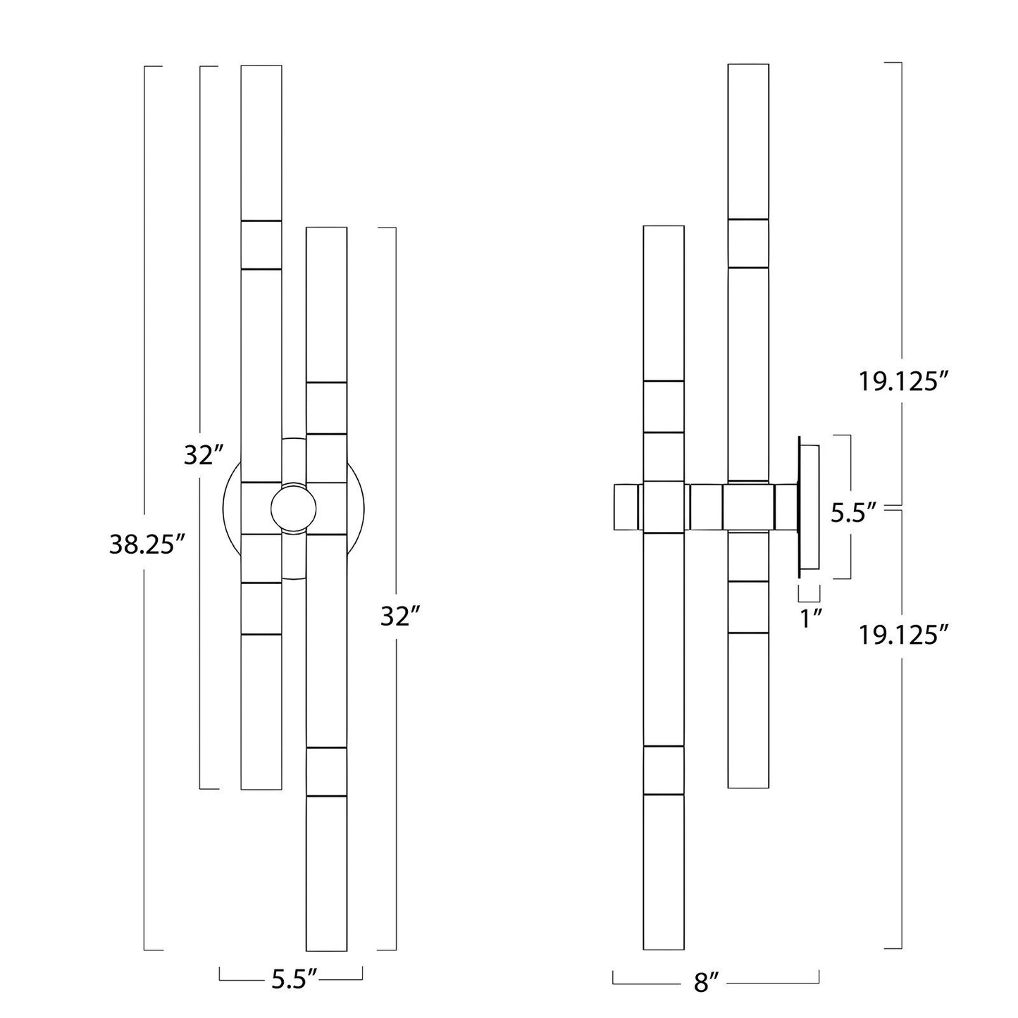 Cass Sconce (Polished Nickel).