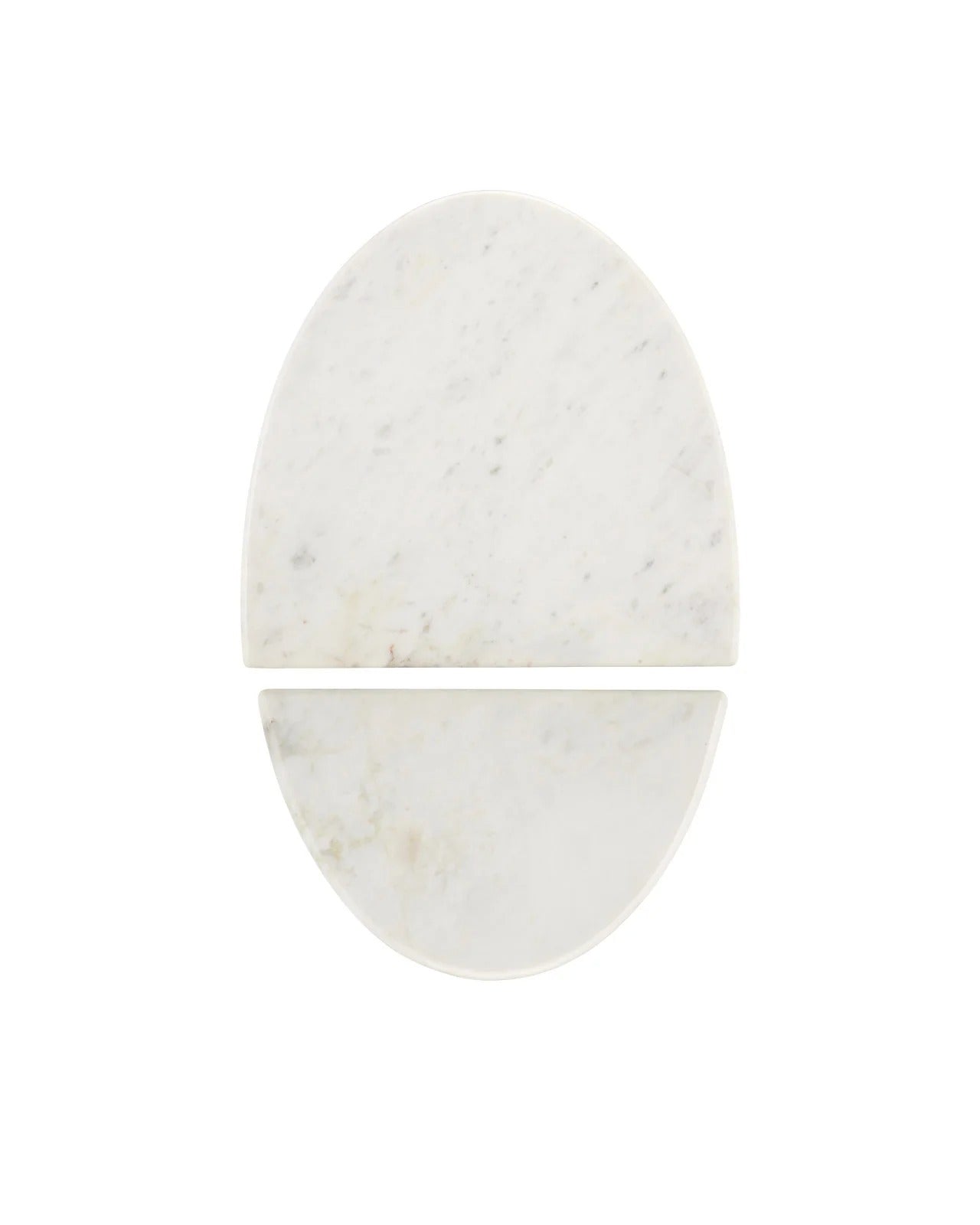 Doublet Marble Accent Table Set of 2.