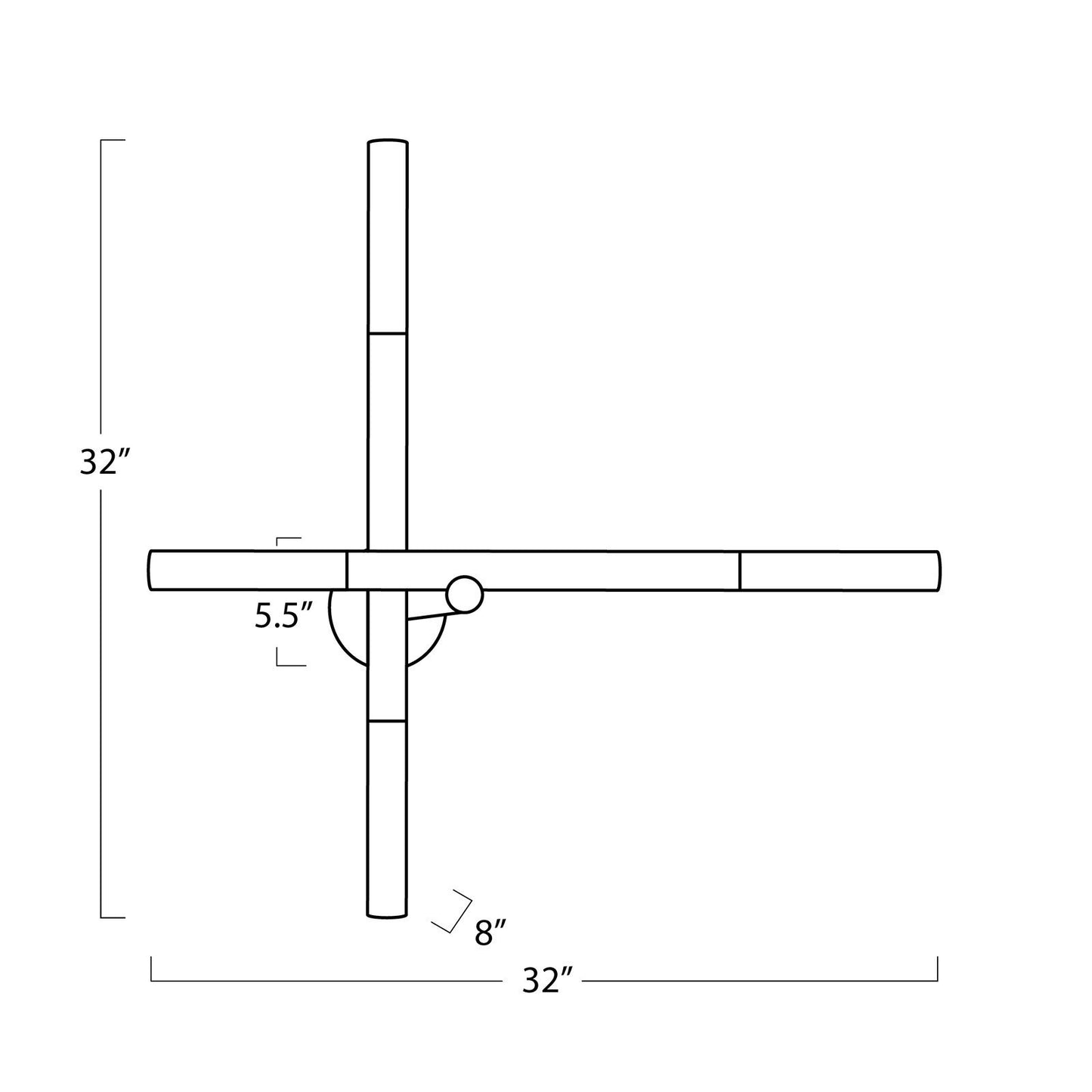 Cass Sconce (Natural Brass).