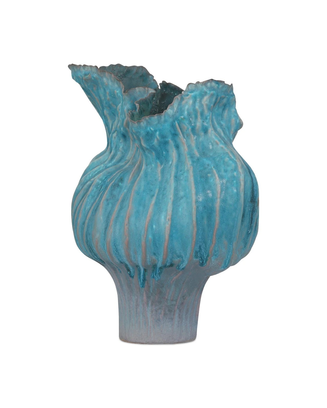 Flying Silk Blue Vase.