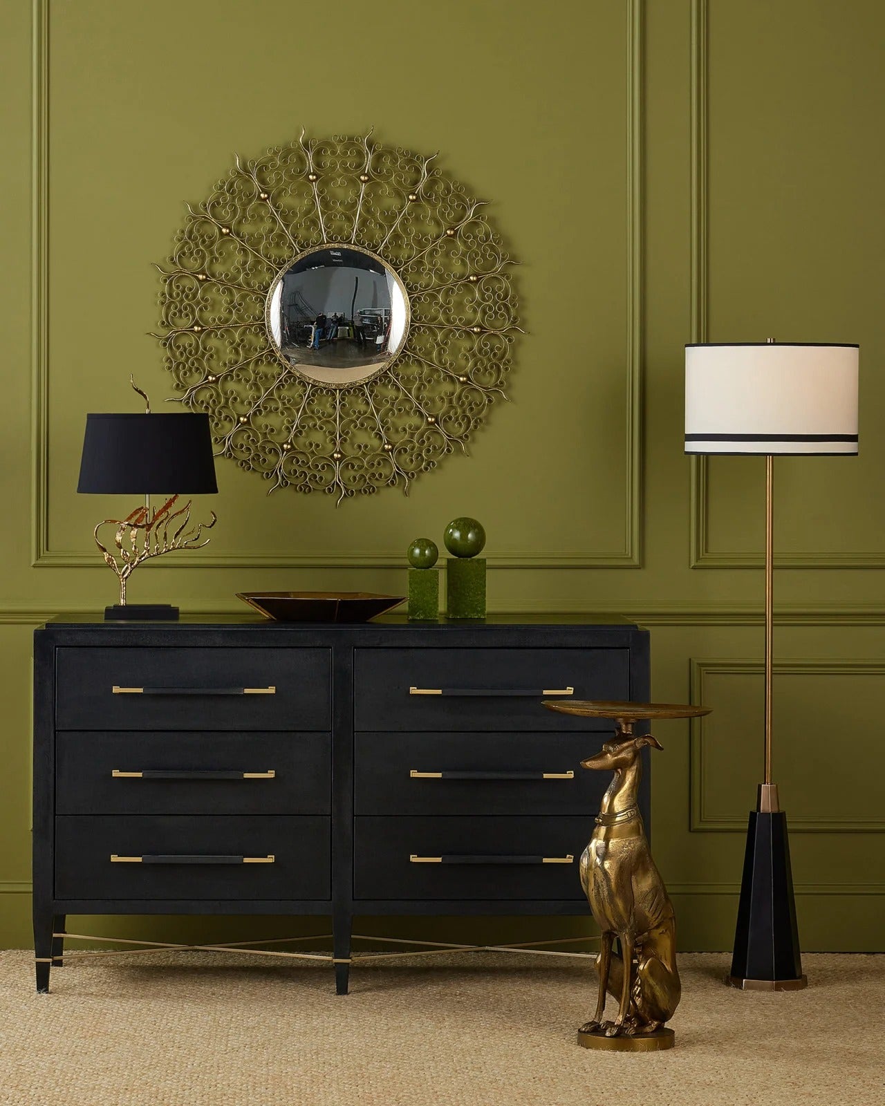 Merola Antique Brass Bowl.