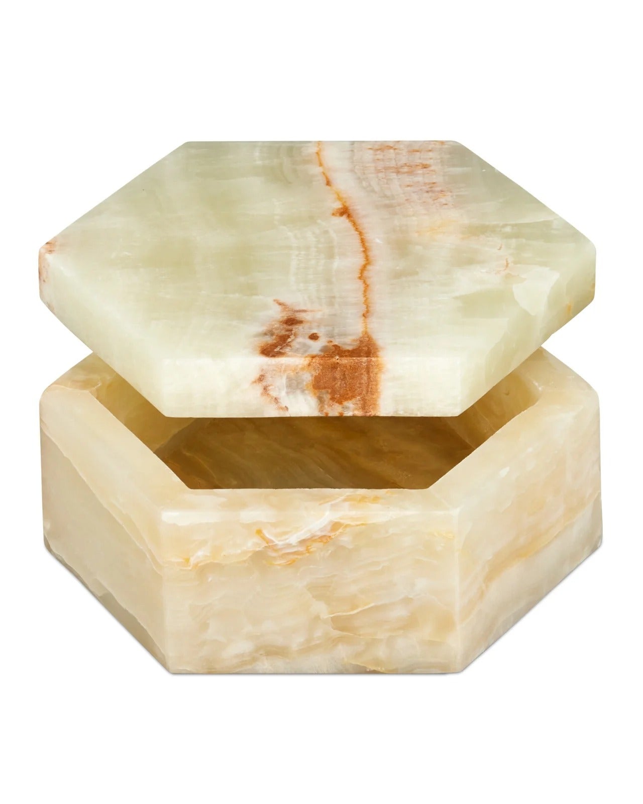 Arco Green Onyx Hexagon Box.