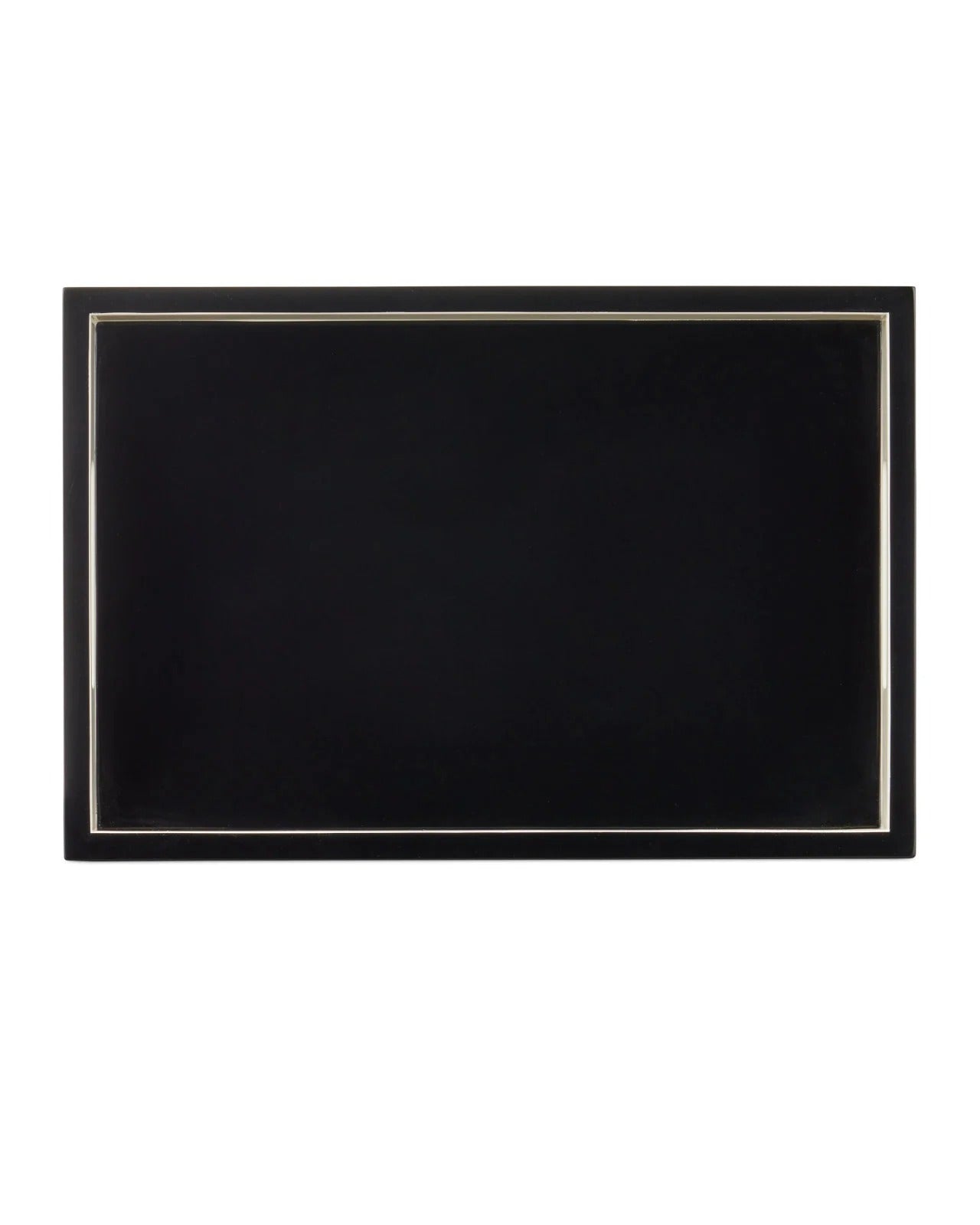 Ivory Lacquer Tray Set of 2.