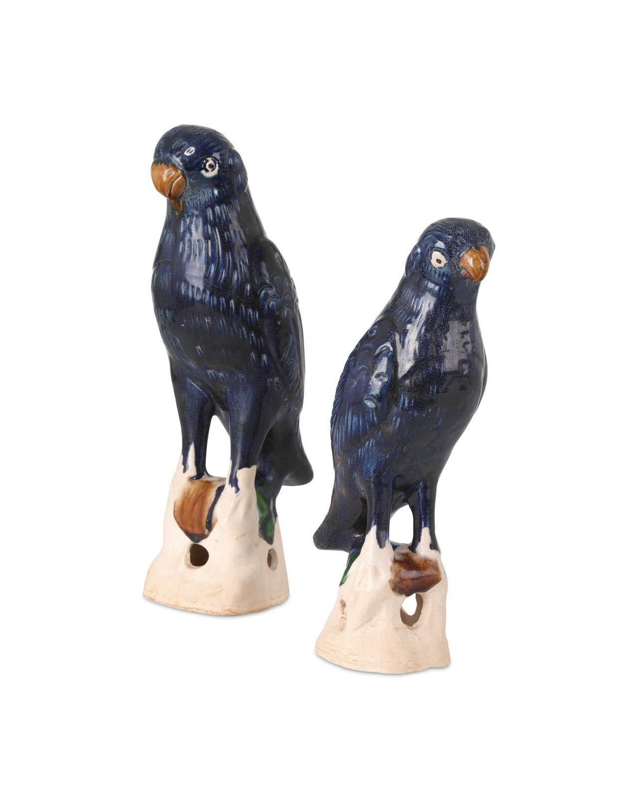 Tang Dynasty Parrots Set of 2.