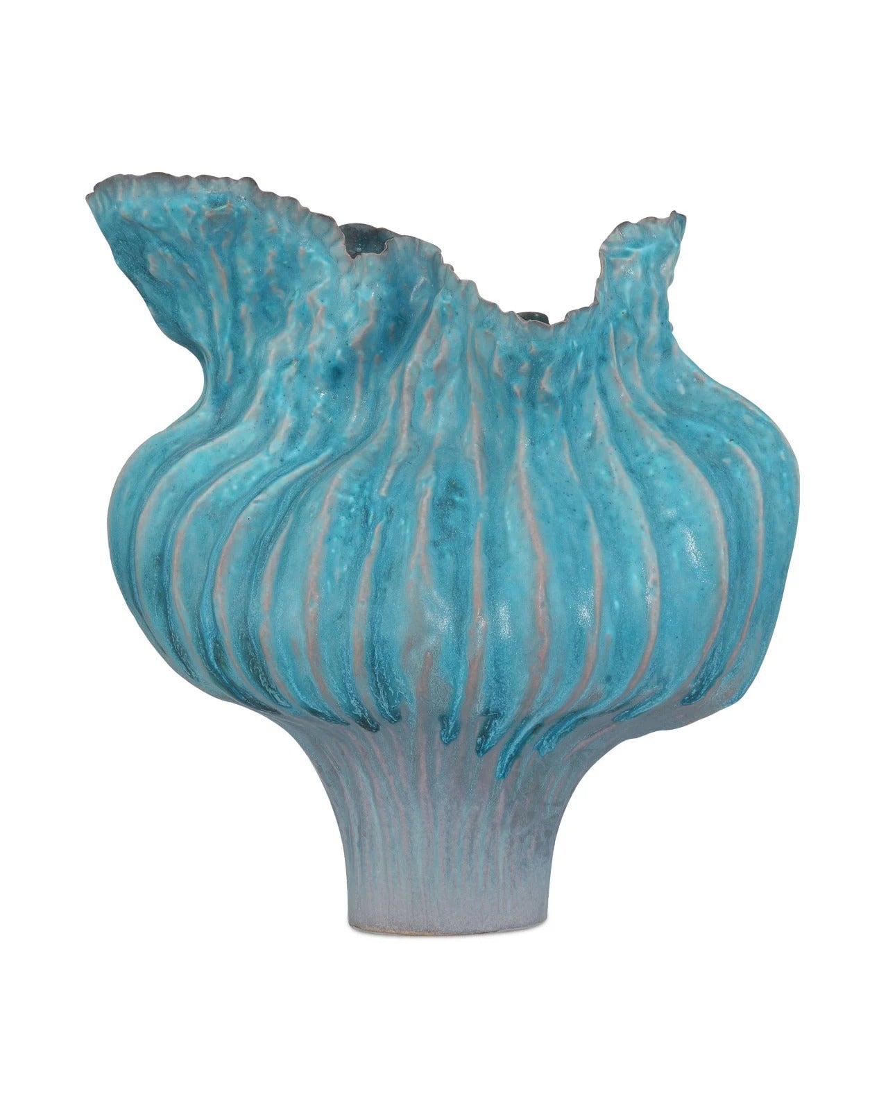 Flying Silk Blue Vase.