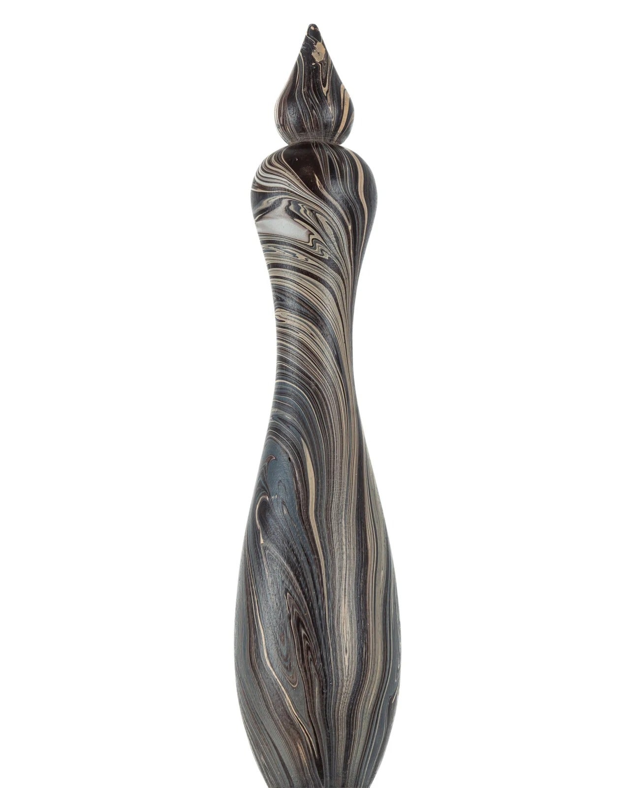 Marbleized Short Turret Box.