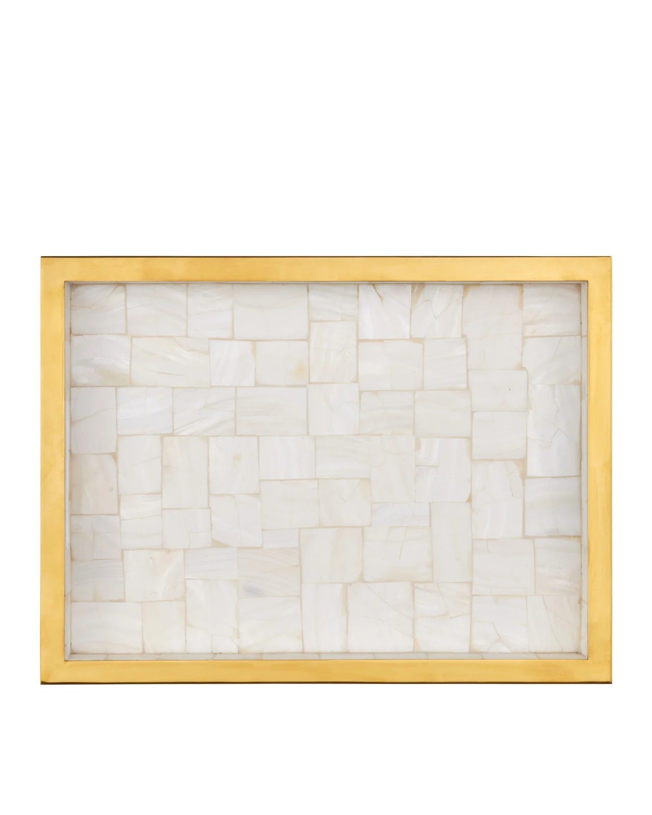 Casey Mother of Pearl Tray Set of 2.