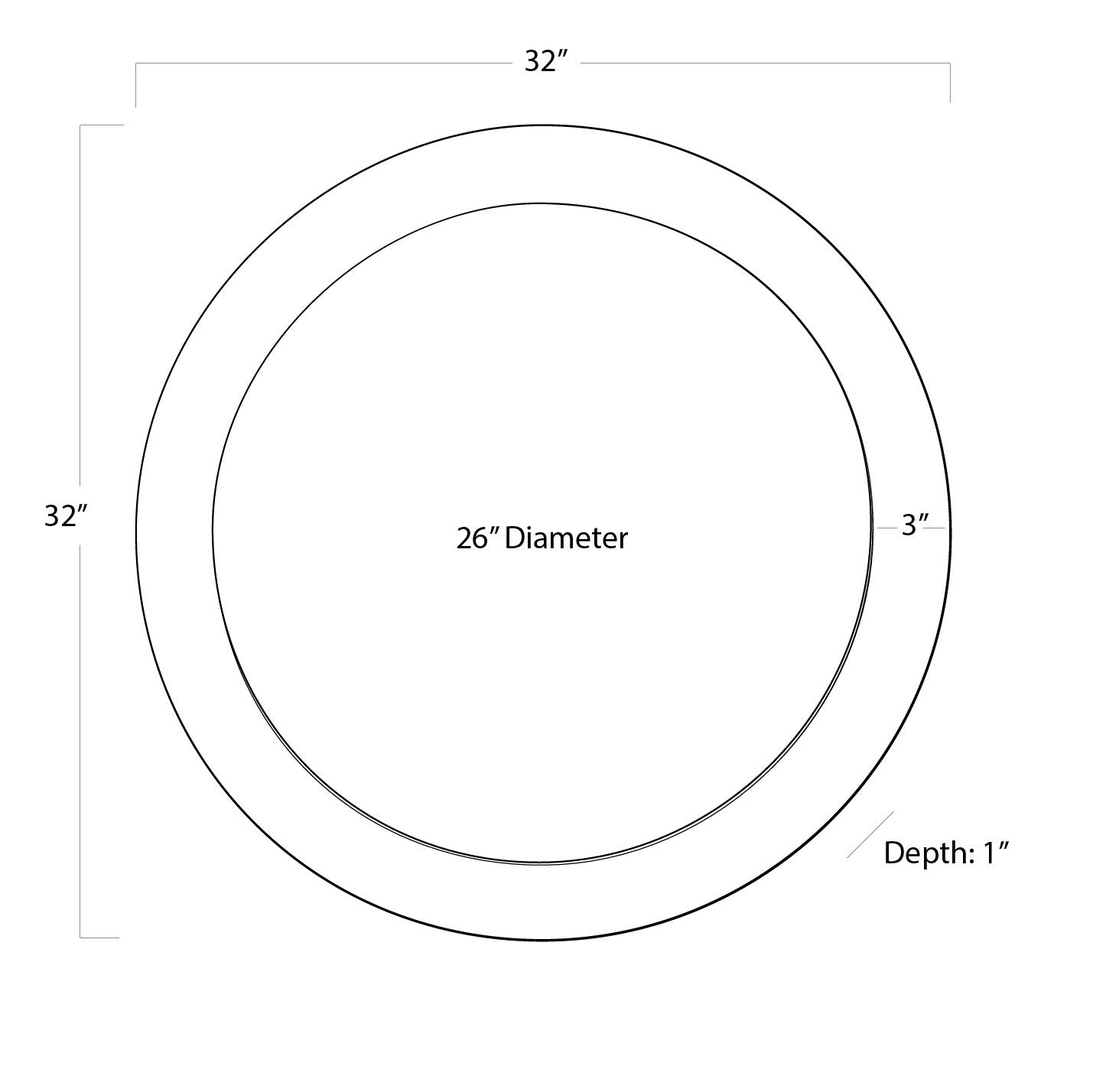 Multitone Bone Mirror.
