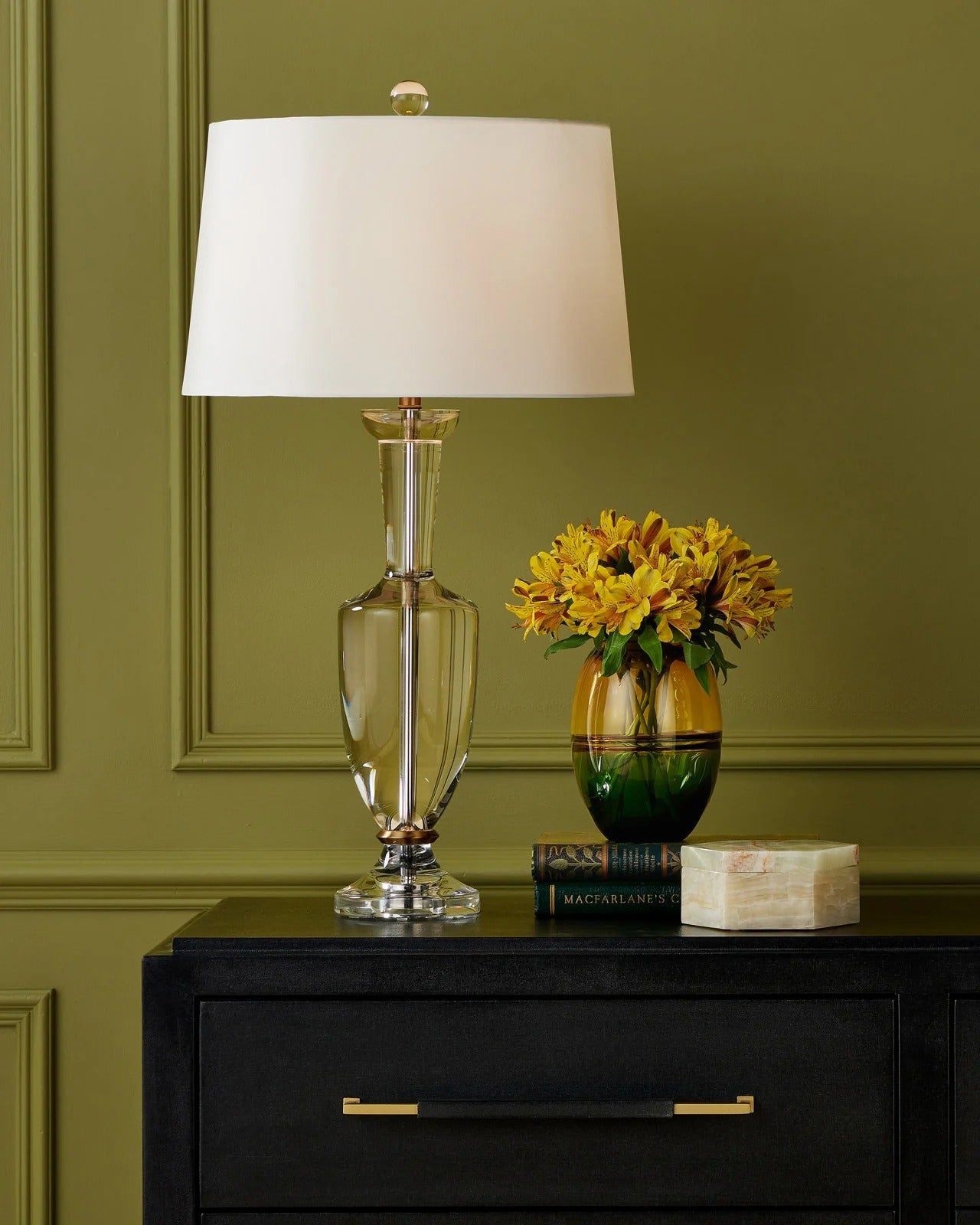 Arco Green Onyx Hexagon Box.