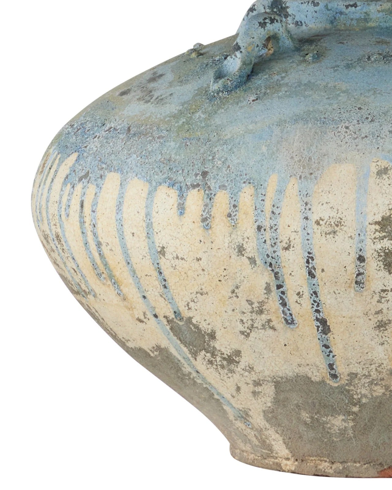 Catania Antique Blue Drip Table Lamp.