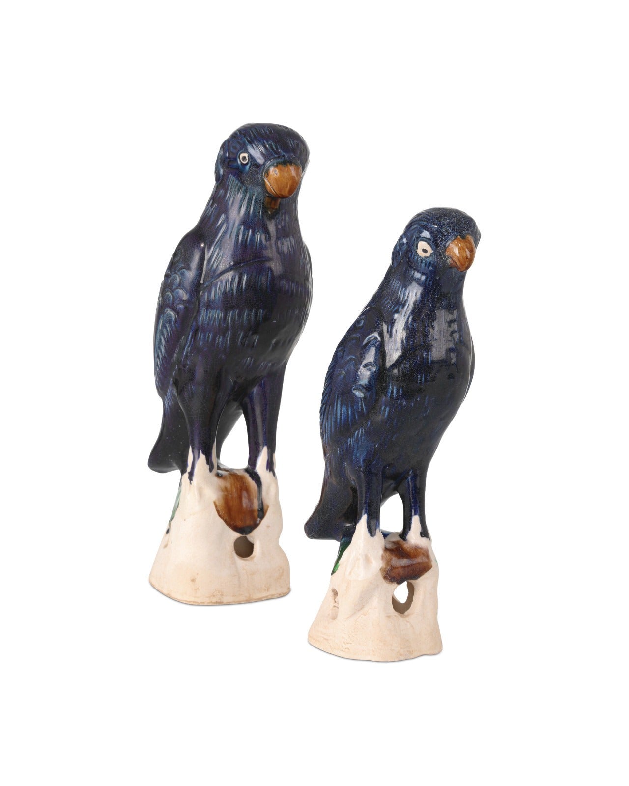 Tang Dynasty Parrots Set of 2.