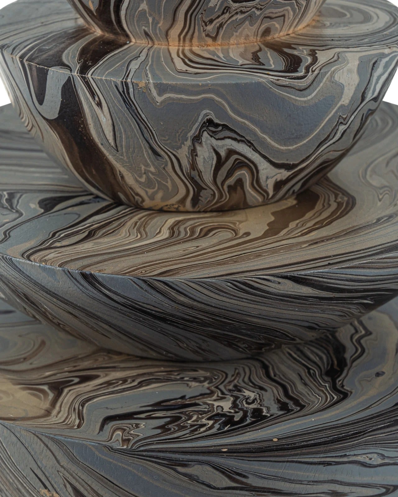 Marbleized Stacking Box Set of 3.