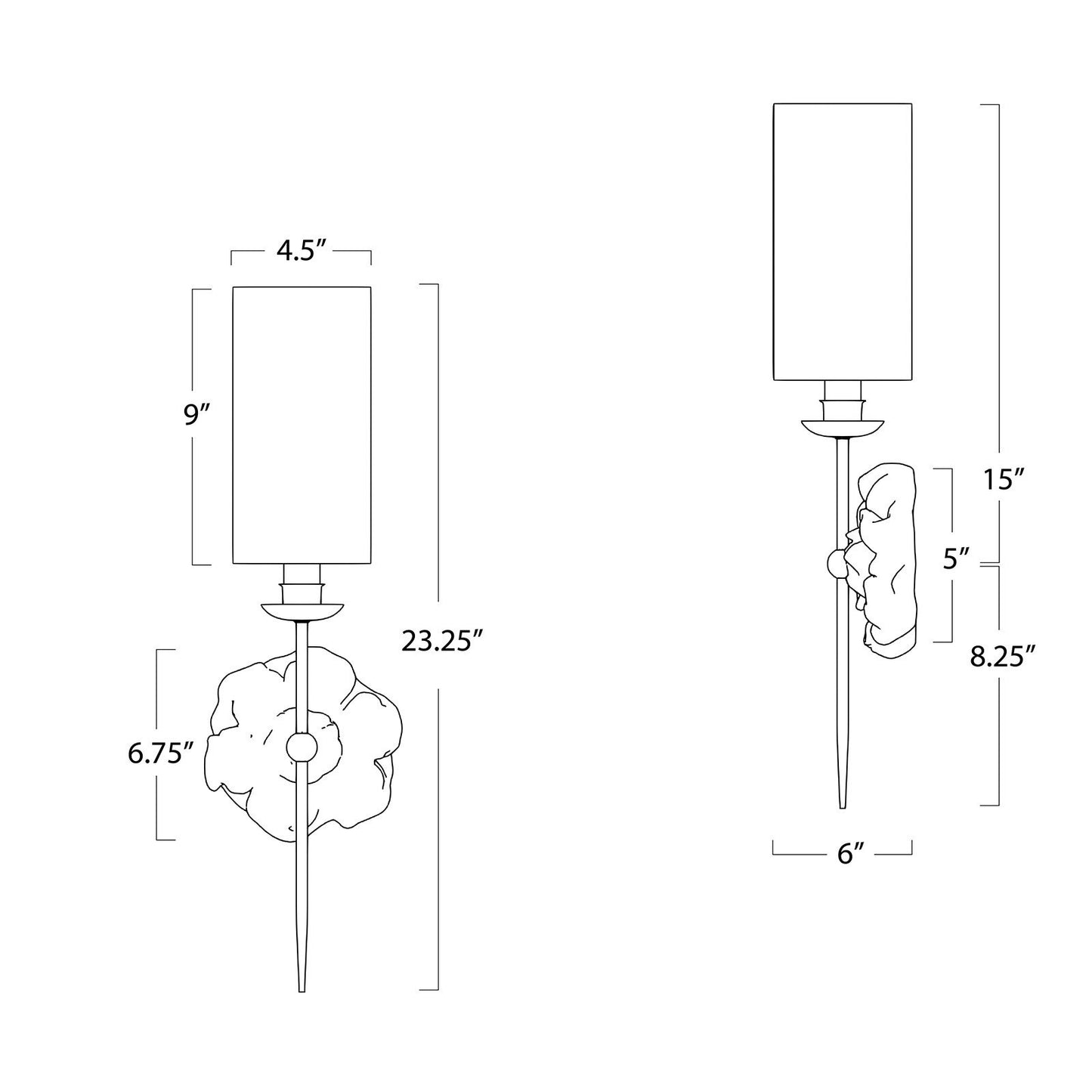 Domonique Sconce Single.