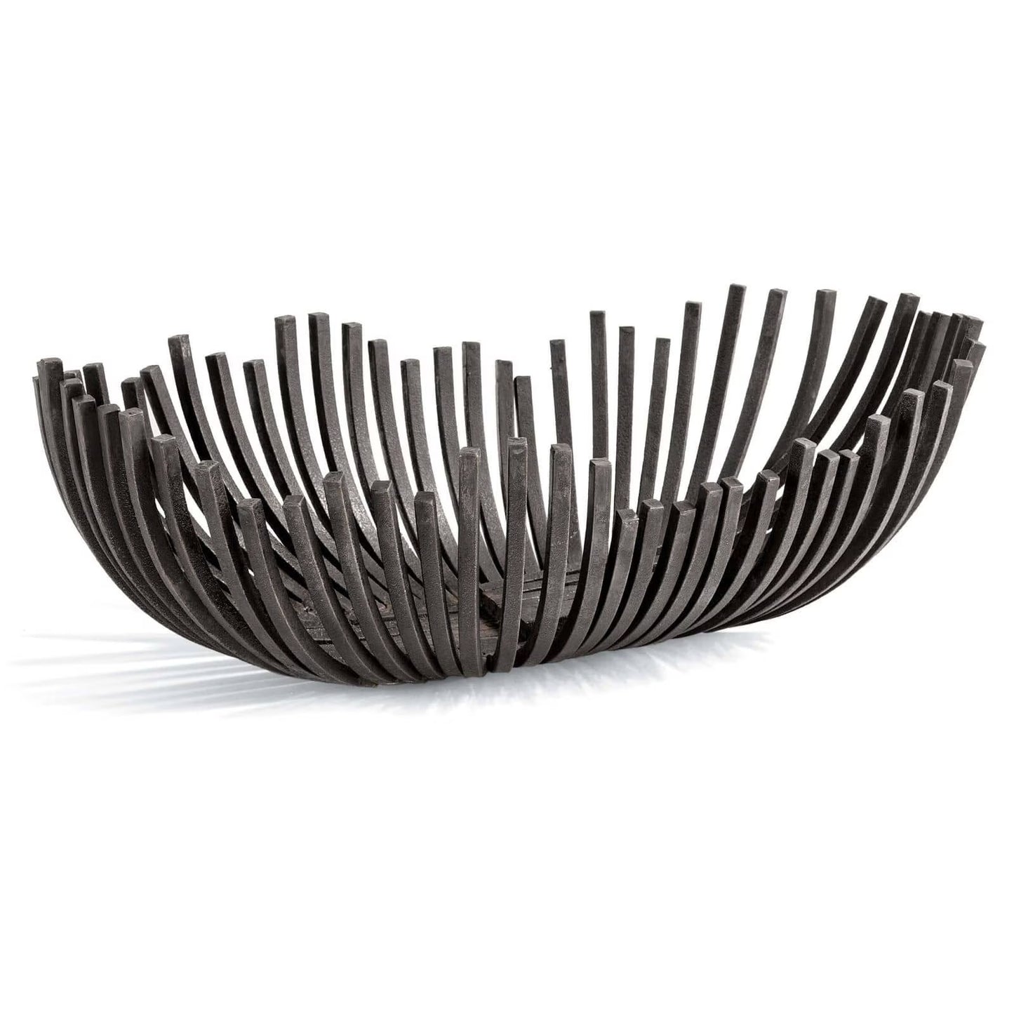 Webbed Bowl Oblong (Blackened Iron).