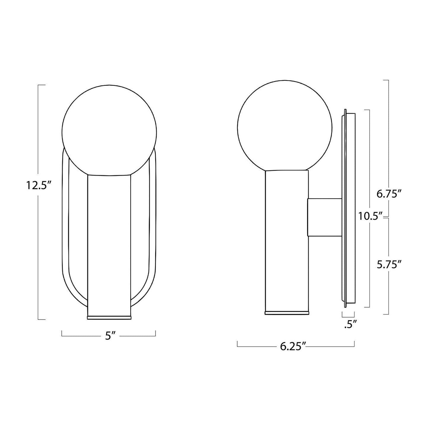Dion Outdoor Sconce.