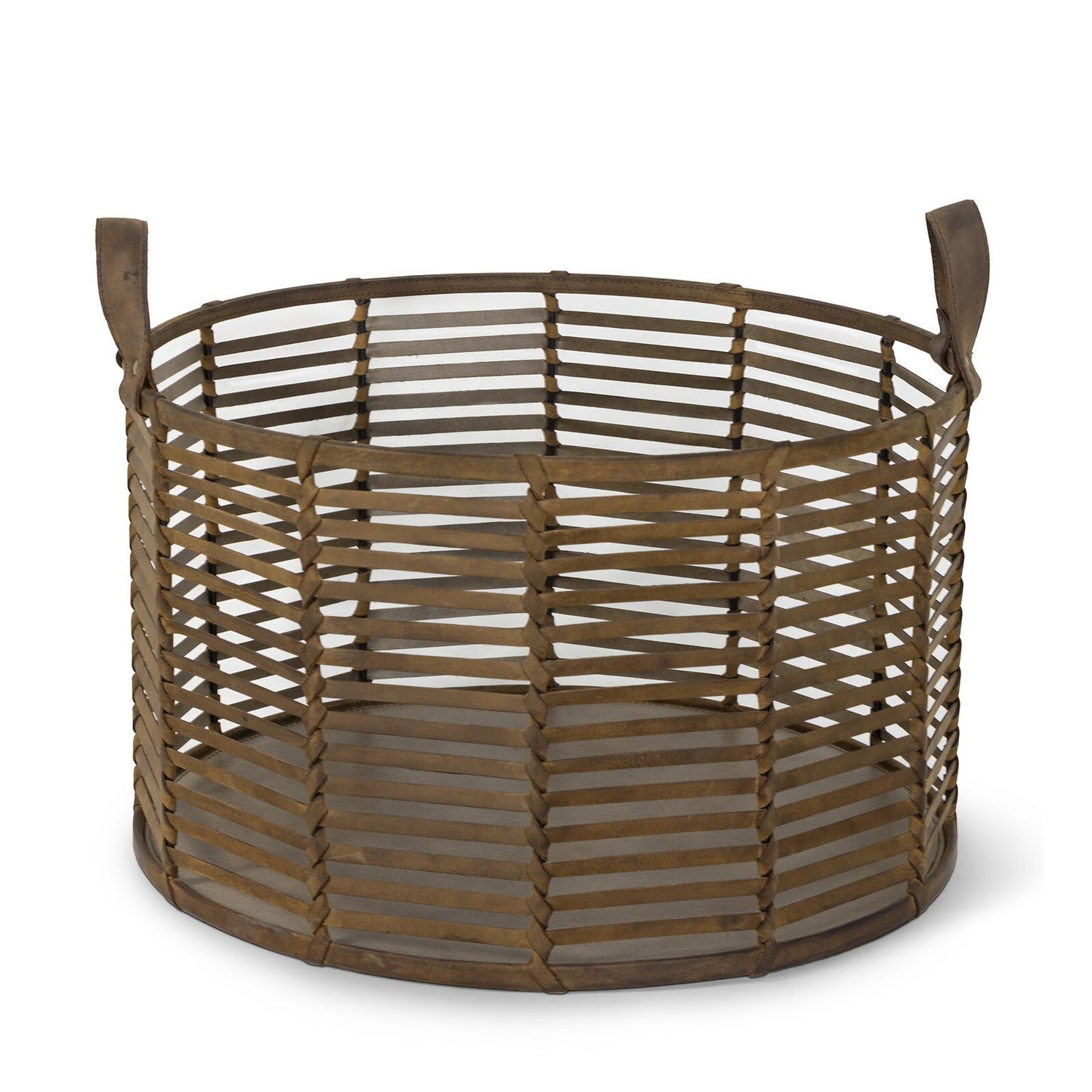 Finn Leather Basket Large.