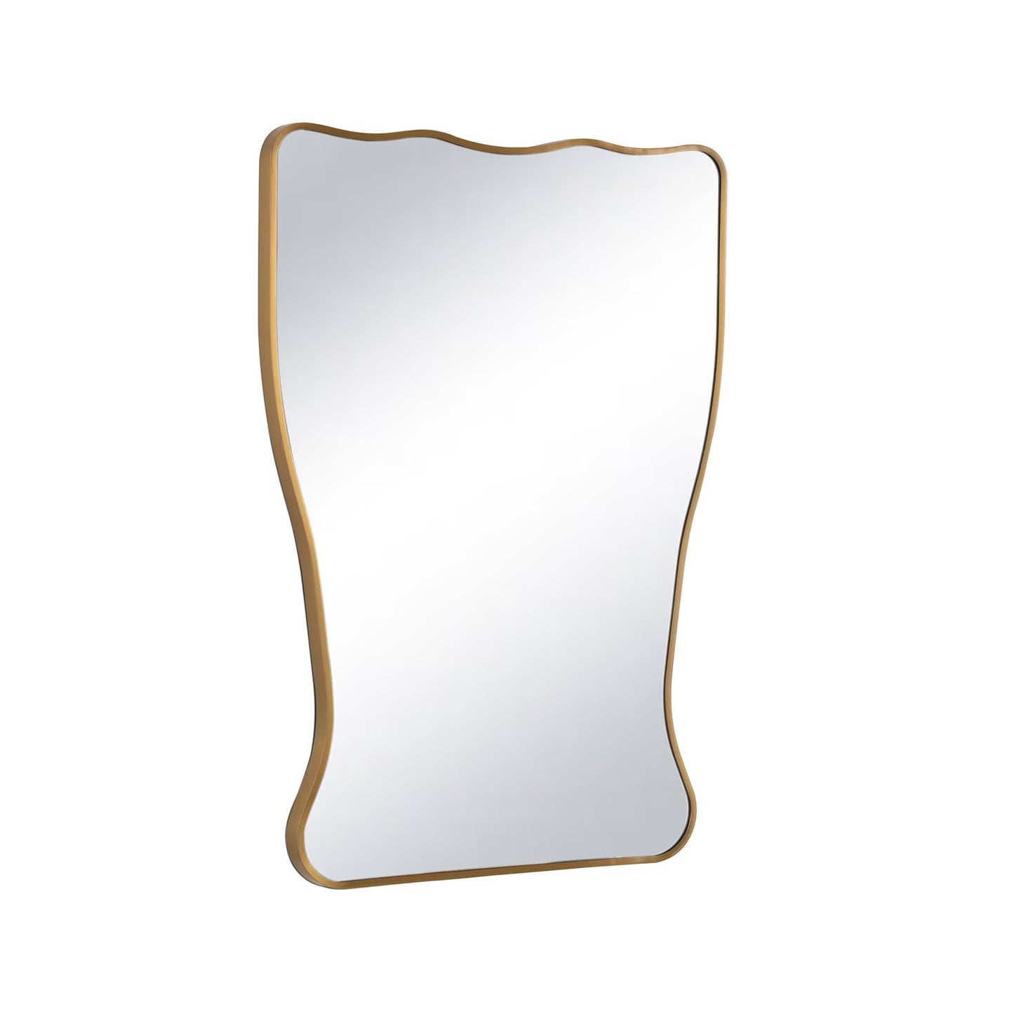Piero Metal Mirror (Natural Brass).