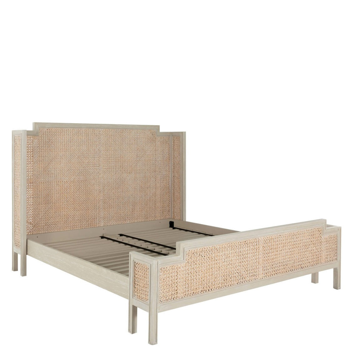 Camille King Bed - White.