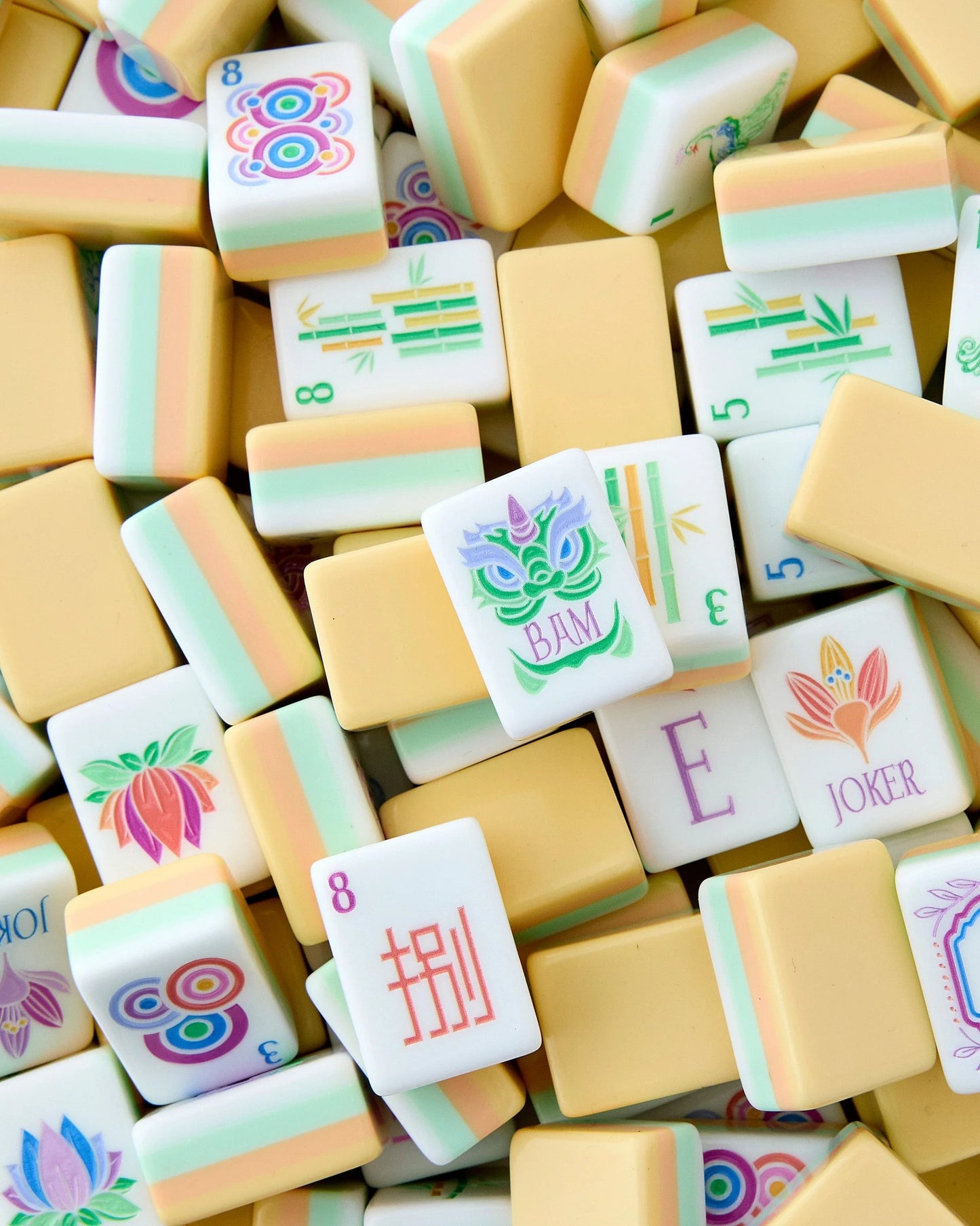 Sorbet Mahjong Tiles.