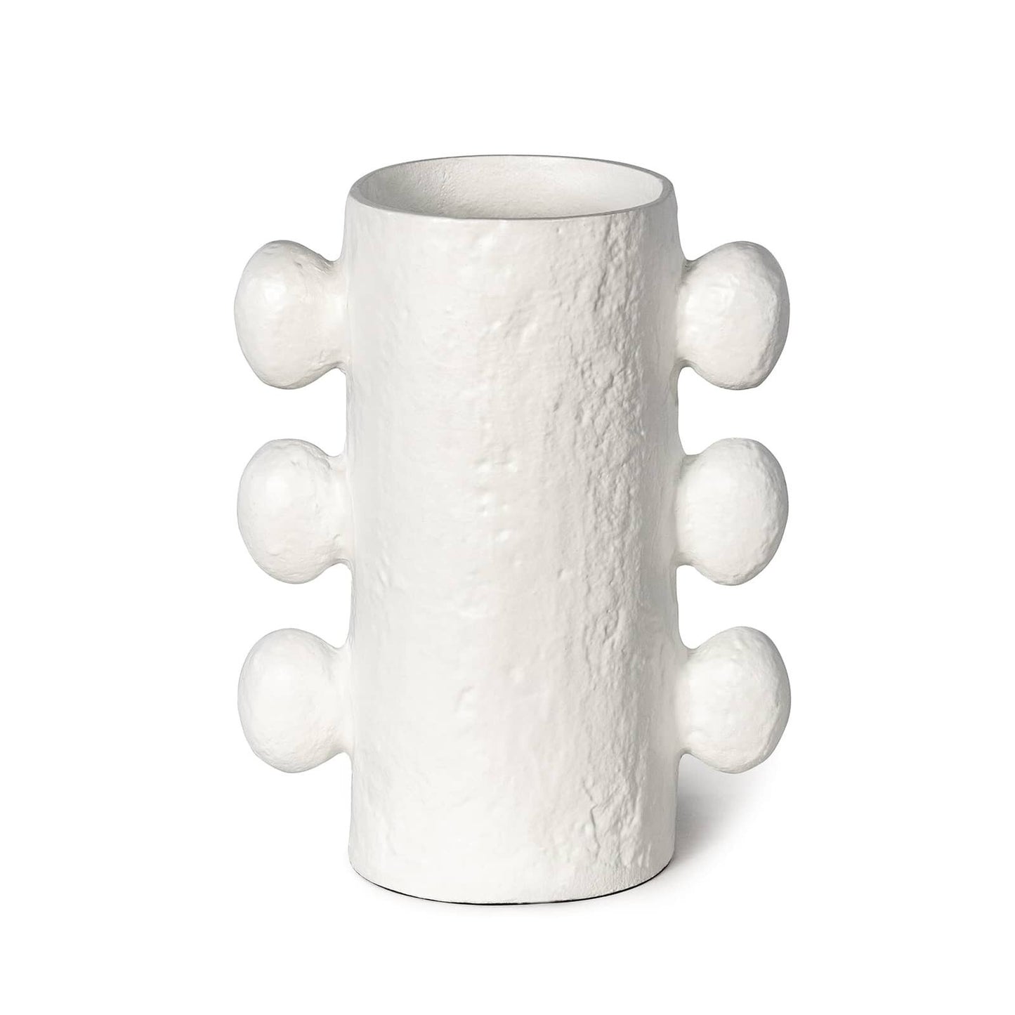 Sanya Metal Vase Small (White).