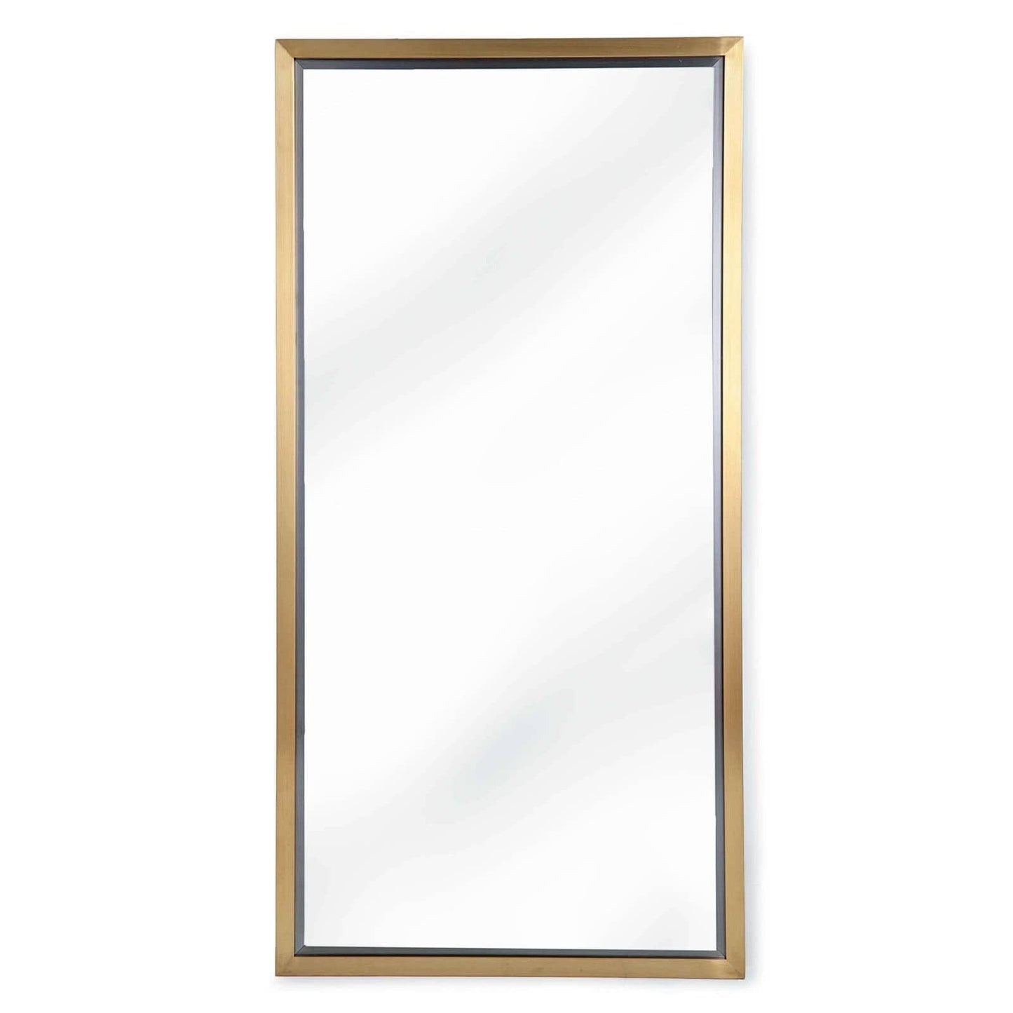 Rectangle Mirror (Natural Brass).