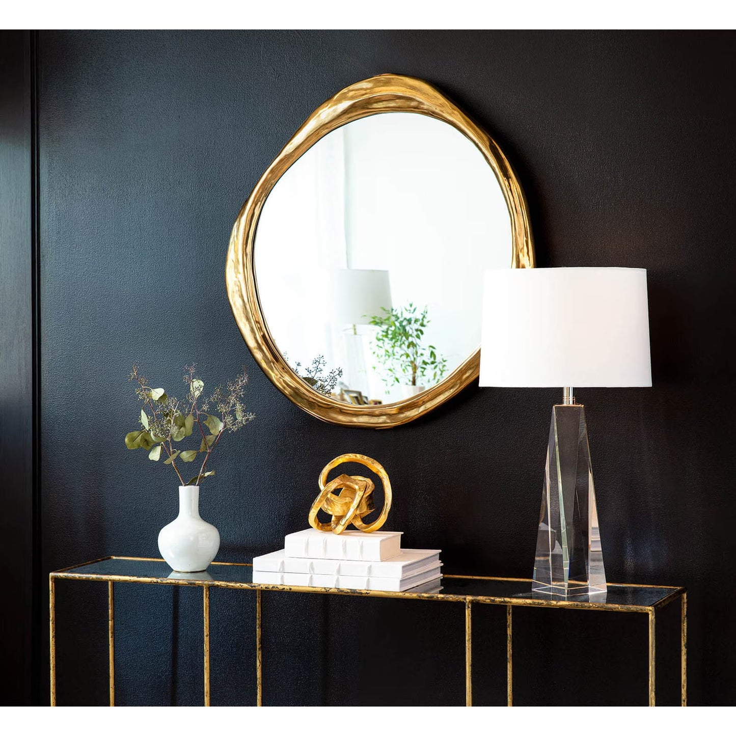 Ibiza Mirror (Antique Gold).