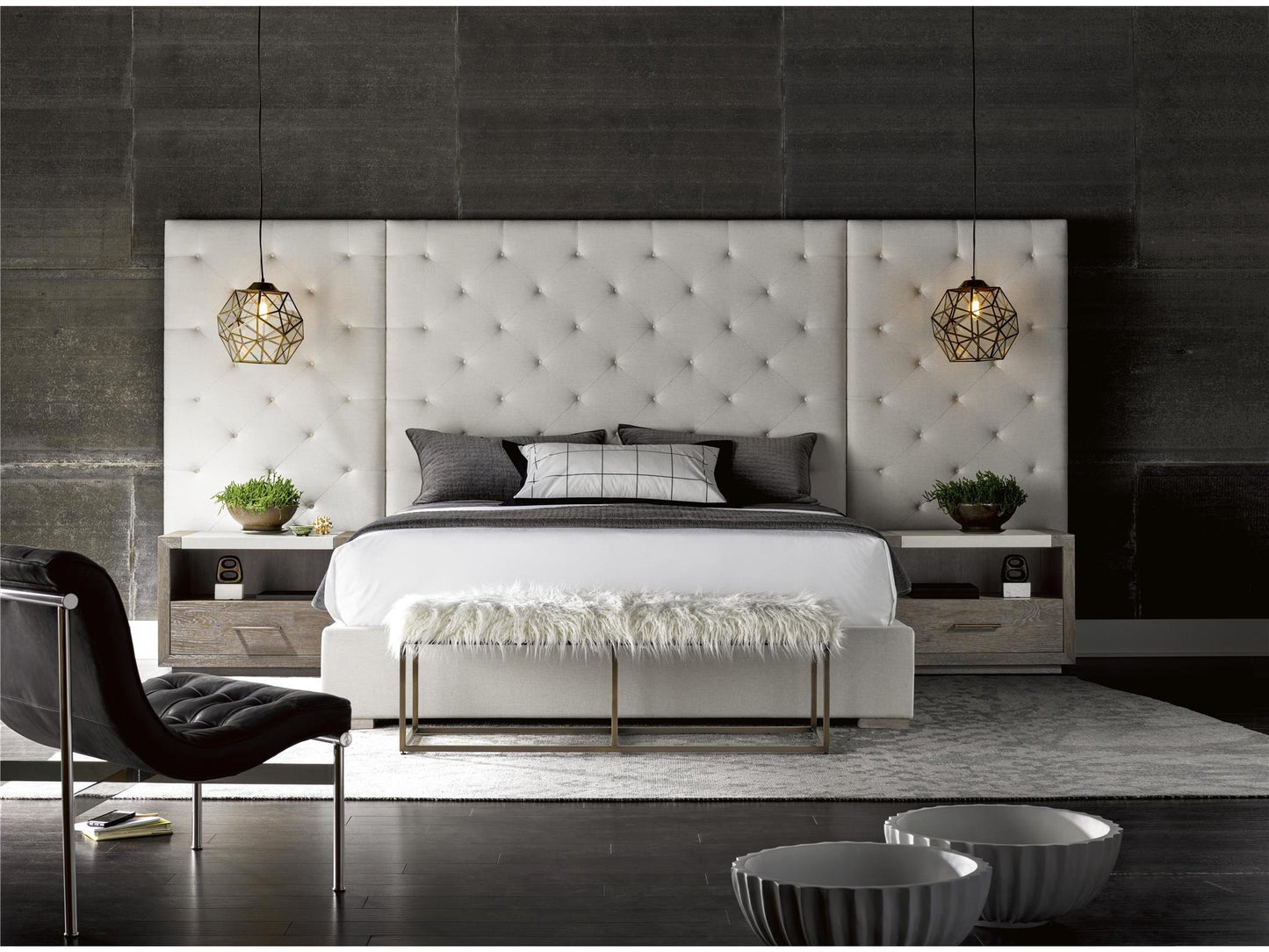 Brando California King Bed with Panels.