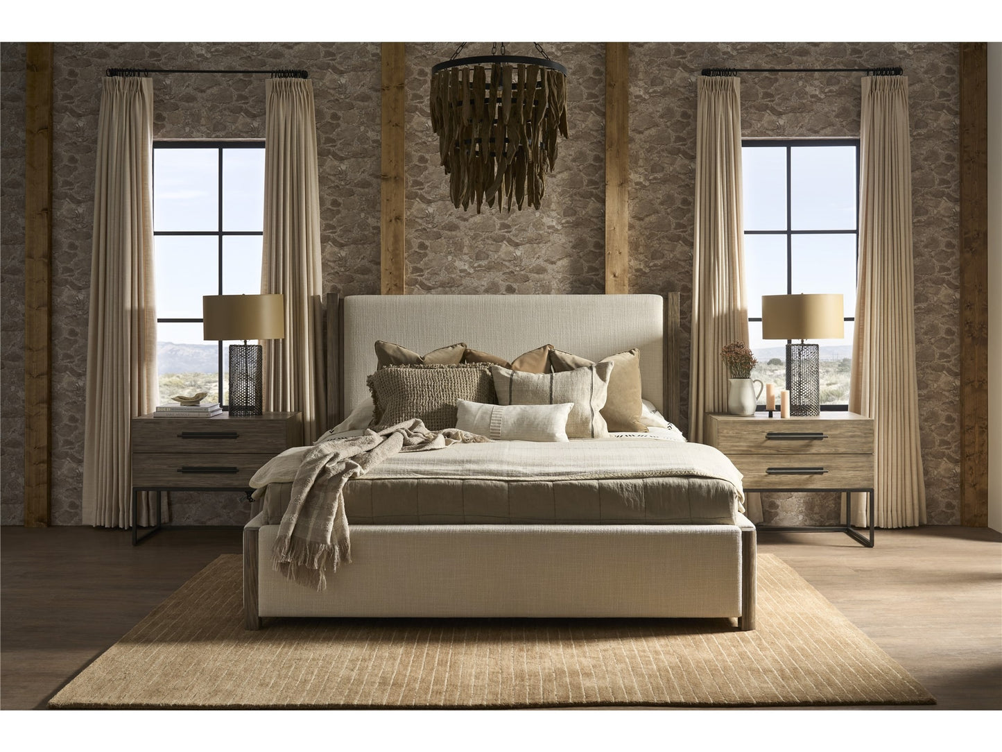 Boulder Upholstered Bed Queen.