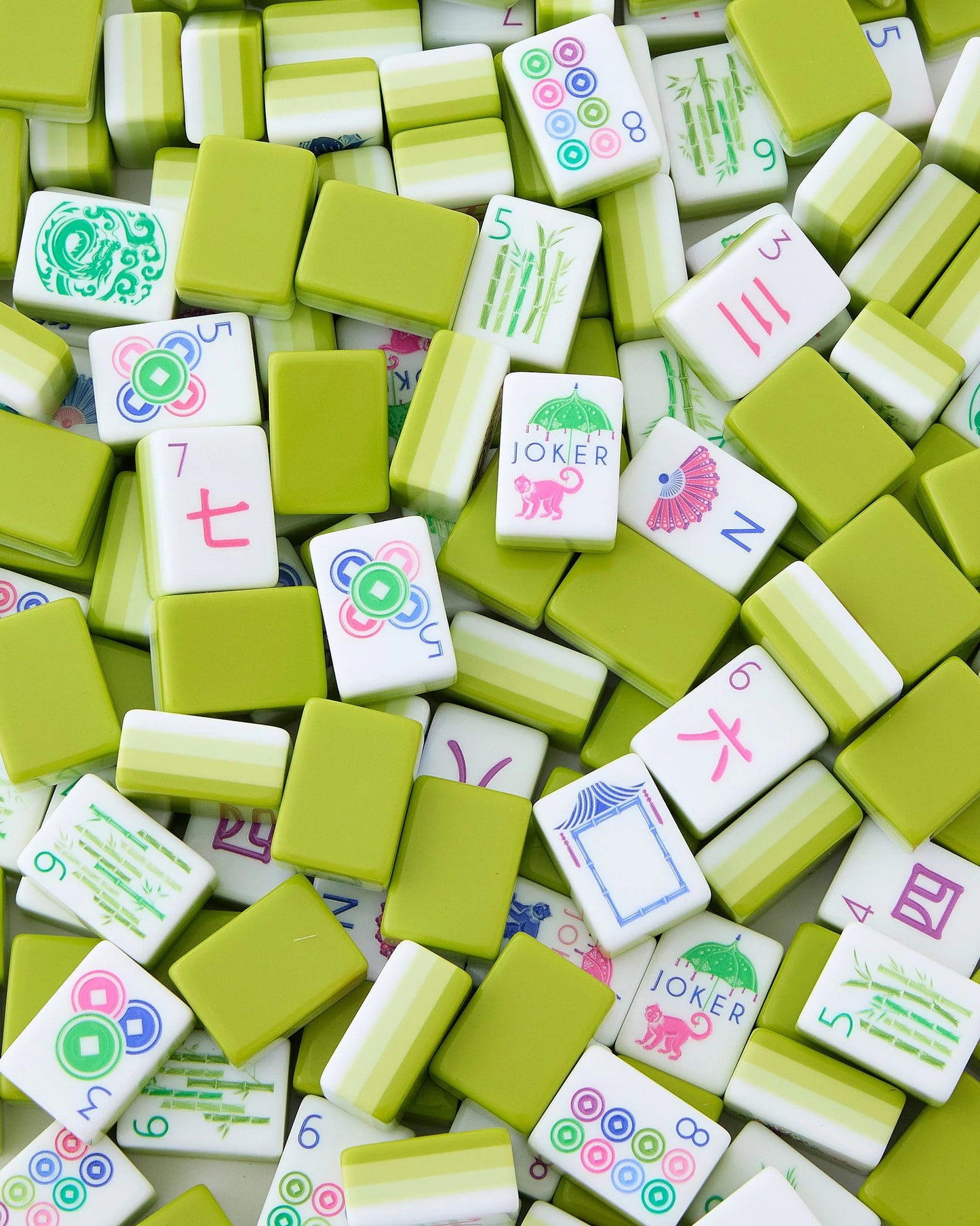 Limoncello Mahjong Tiles.