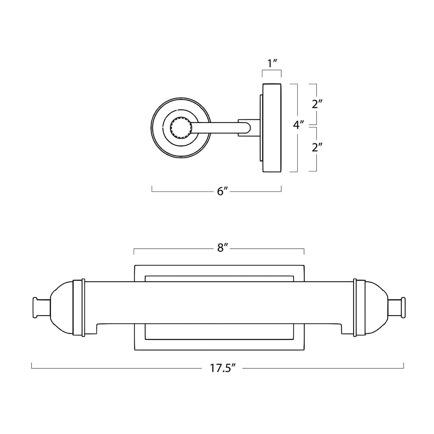 Devon Picture Light Small (Polished Nickel).