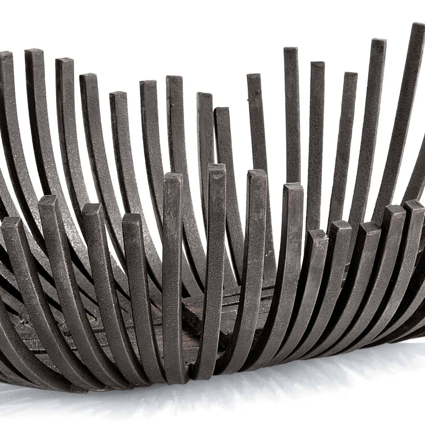 Webbed Bowl Oblong (Blackened Iron).