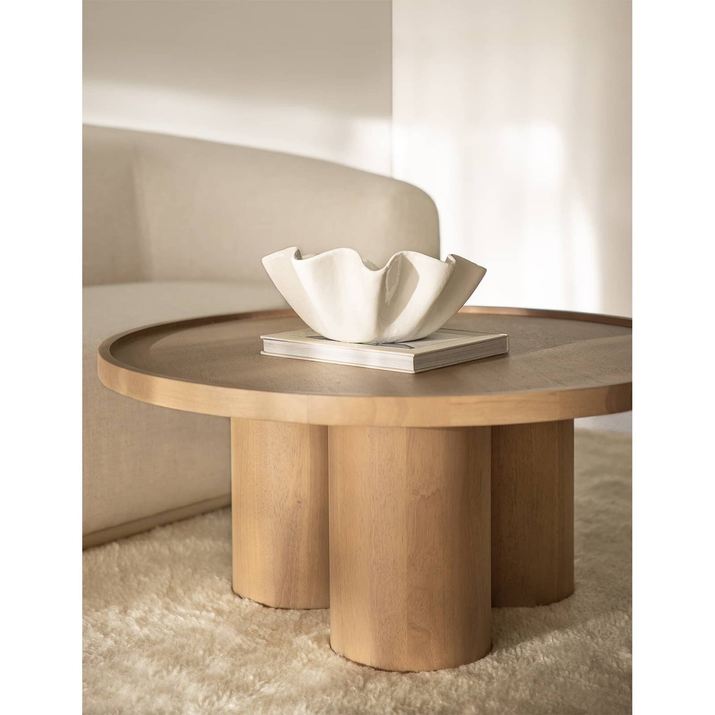 Ruffle Ceramic Bowl Medium.