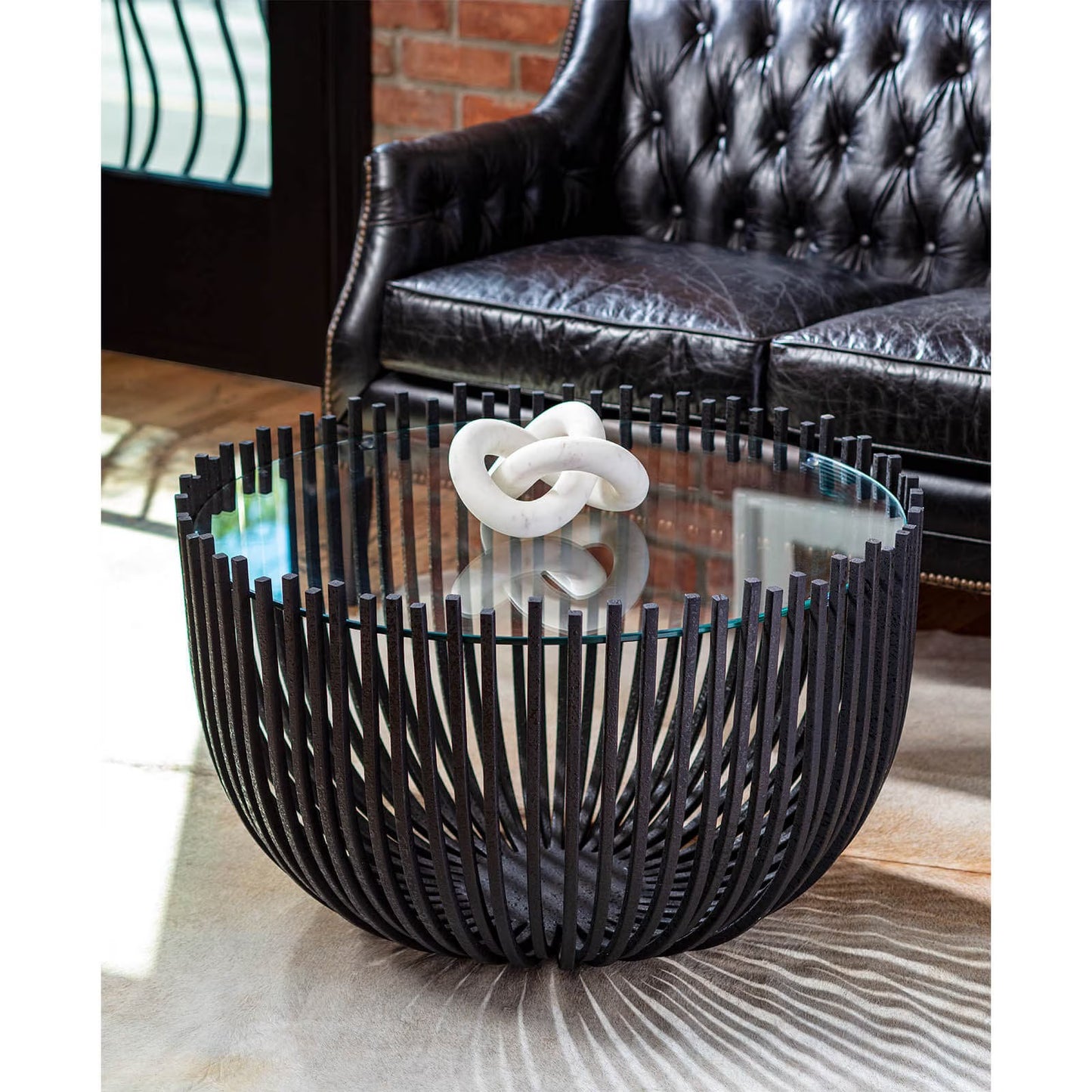 Cassius Marble Sculpture (White).