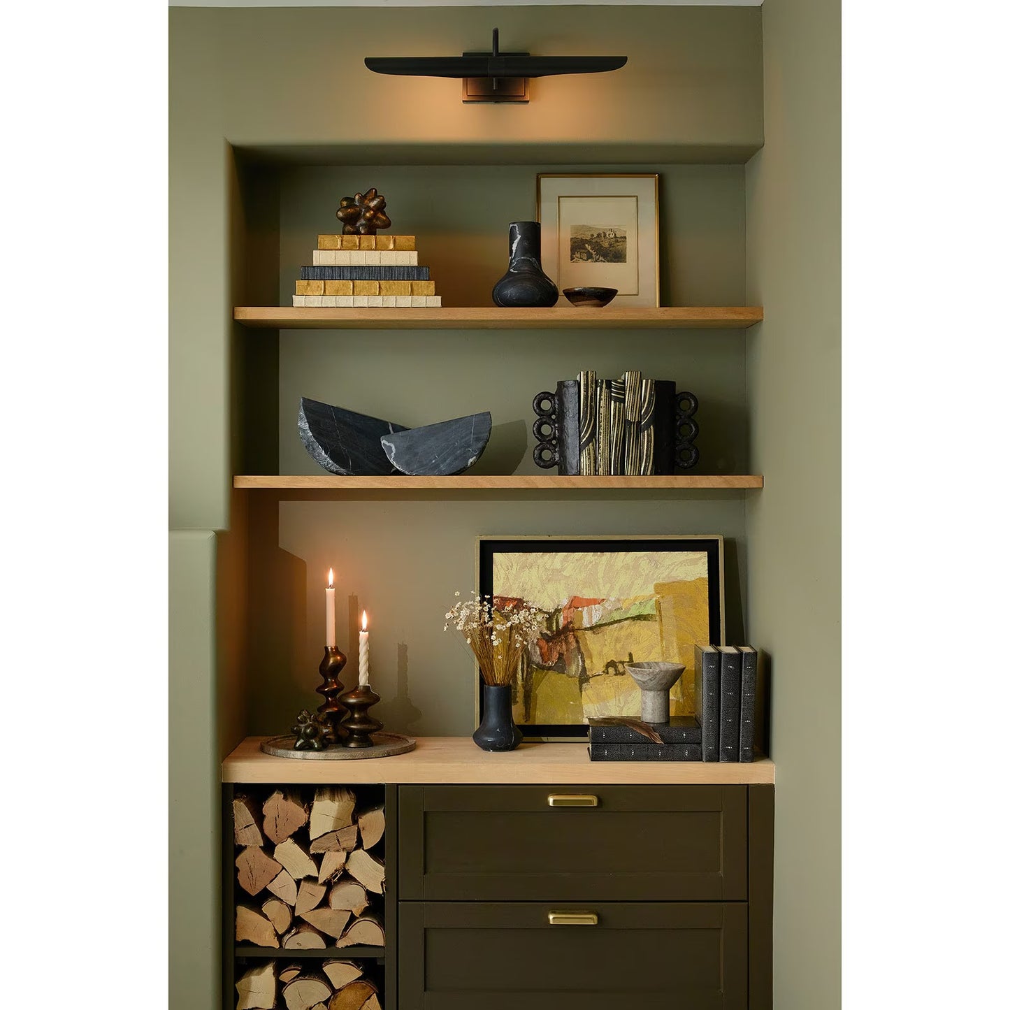 Blobby Candle Set (Brass).