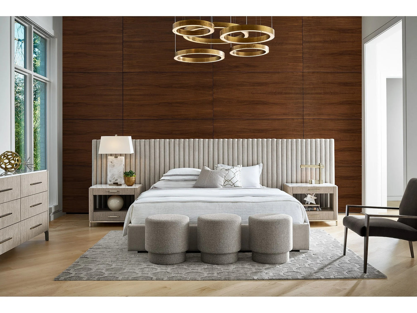 Decker King Wall Bed with Panels.