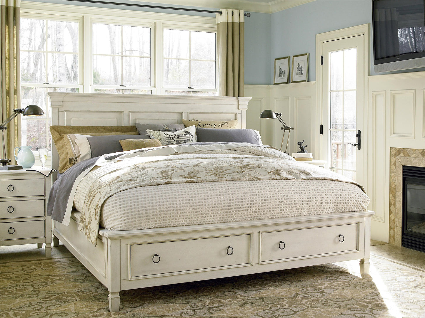 Storage King Bed.