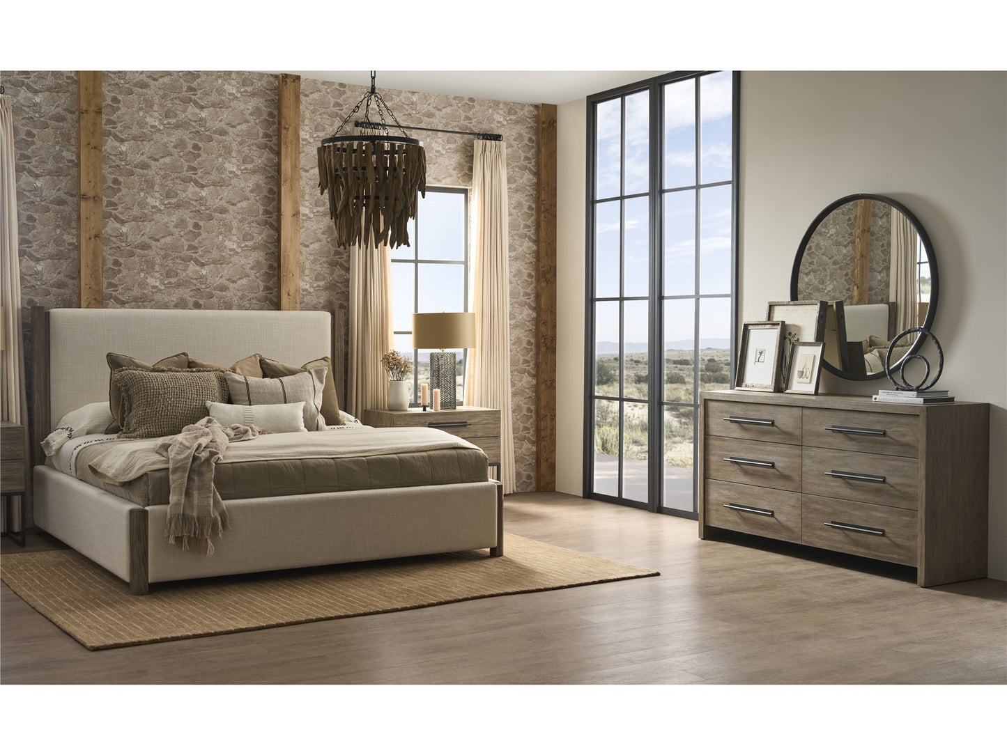 Boulder Upholstered Bed King.