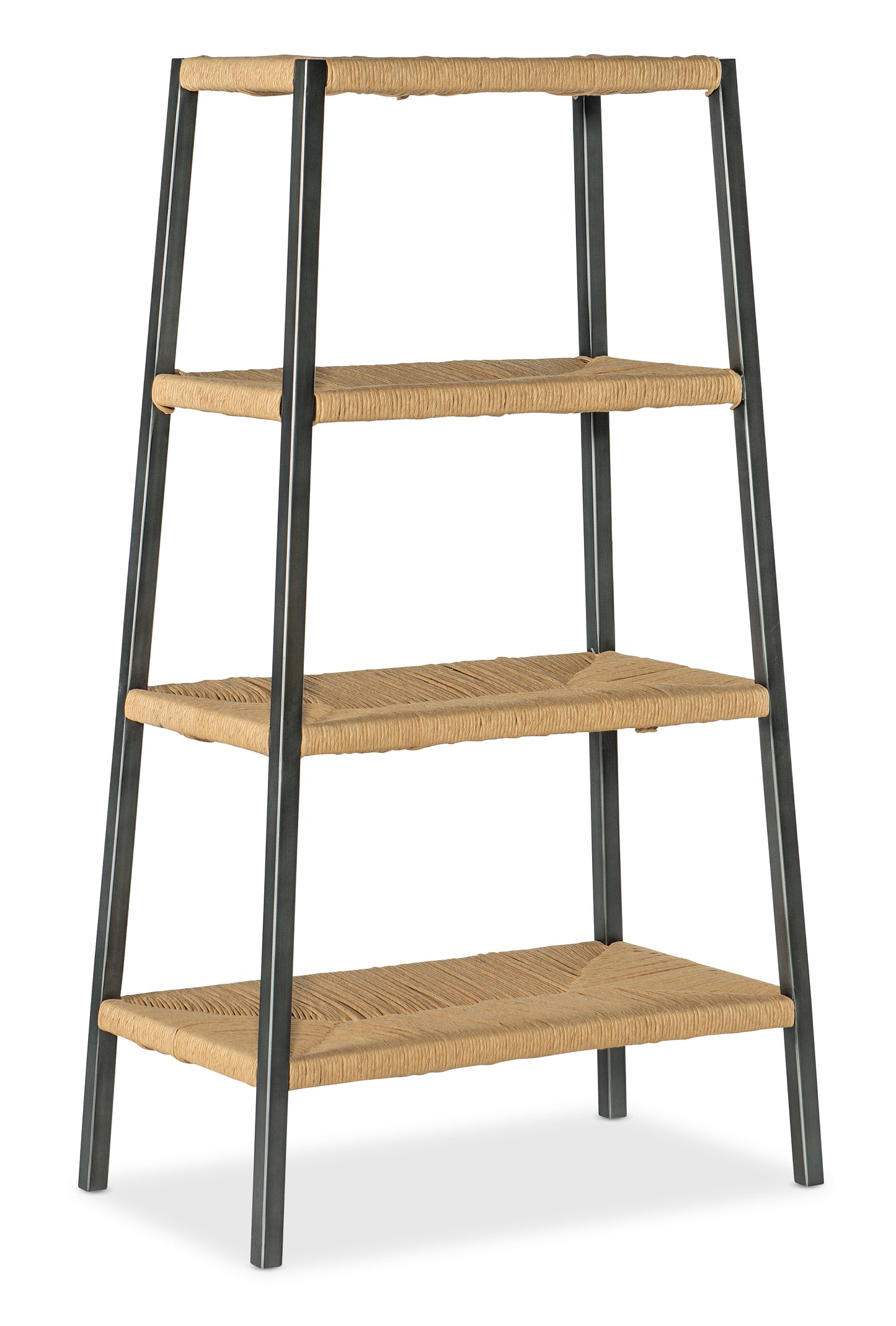 Commerce & Market Bookcase - Black Metal Legs.